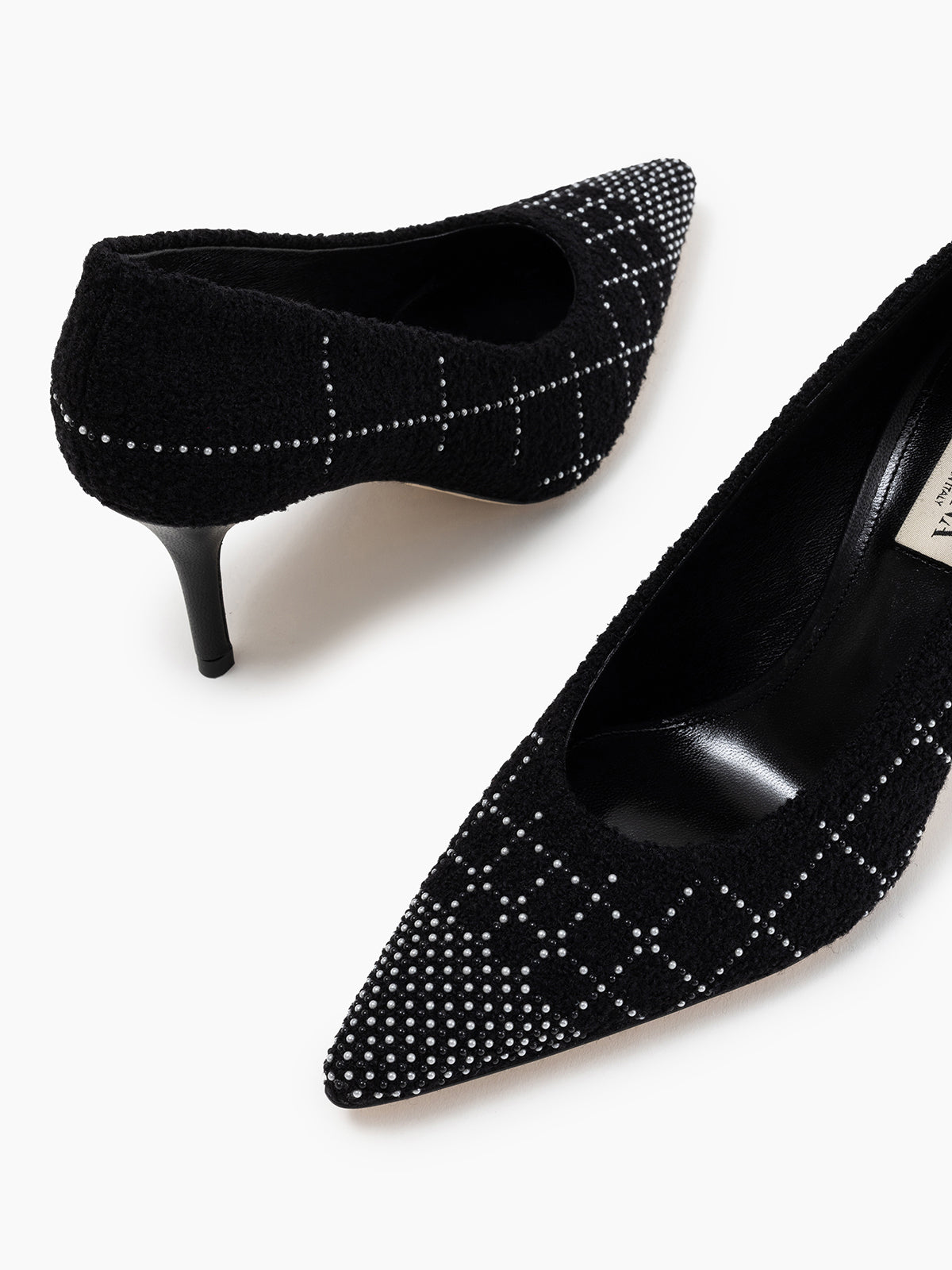 PERLA 75 PUMP BLACK