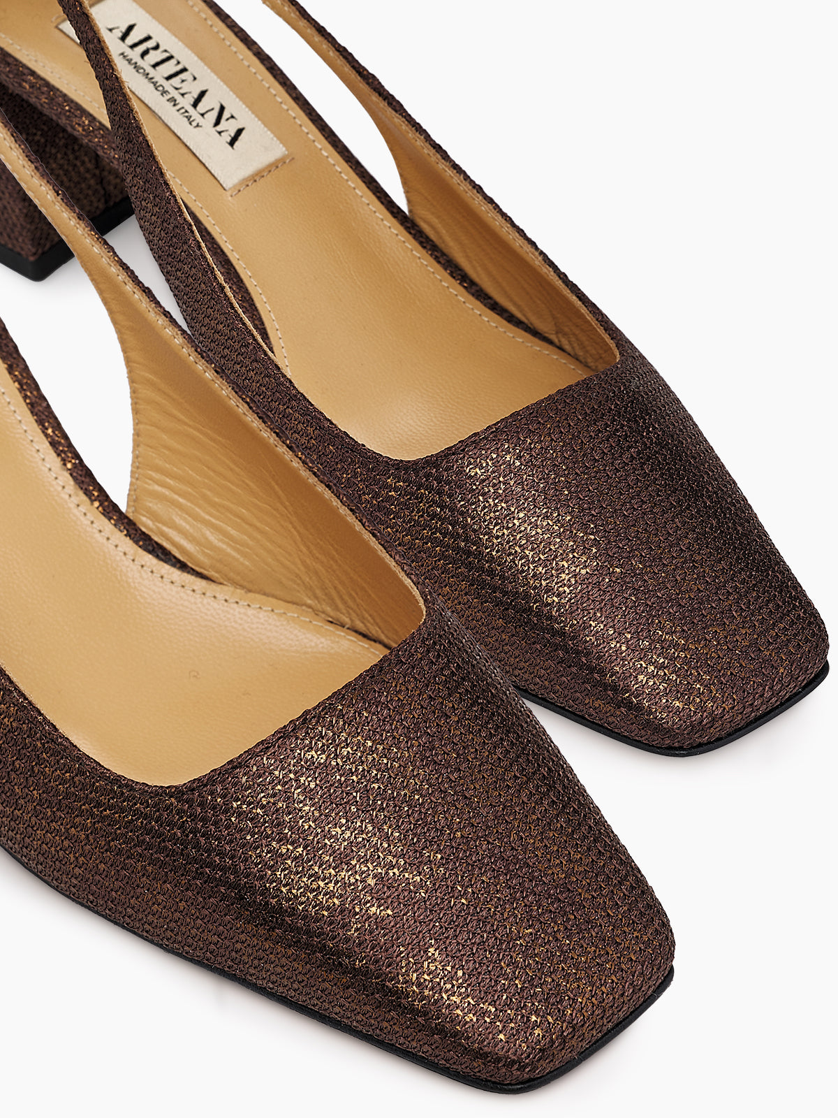 ENNA 50 SLINGBACK PUMP BRONZE