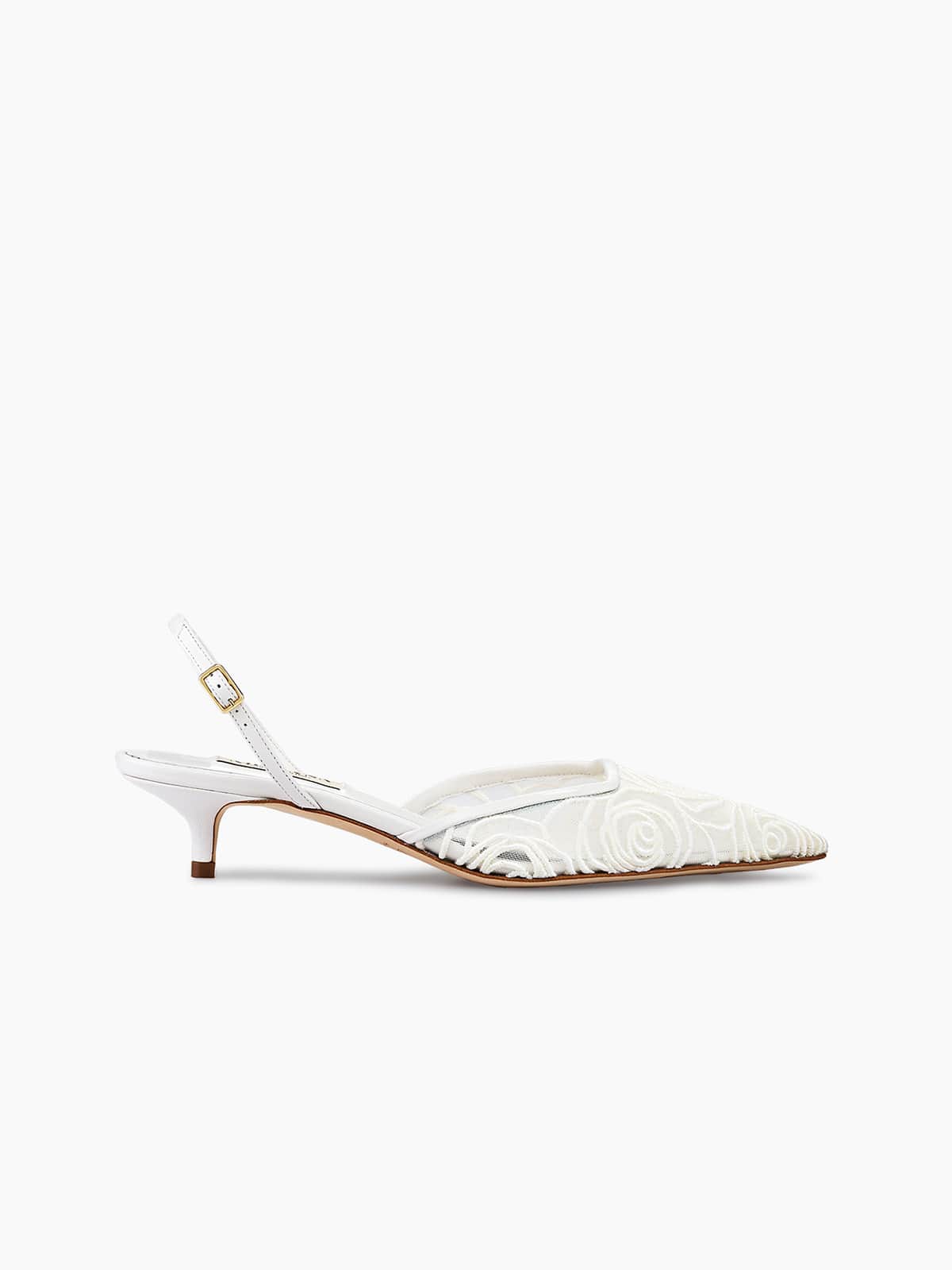 SORRENTO 35 SLINGBACK WHITE