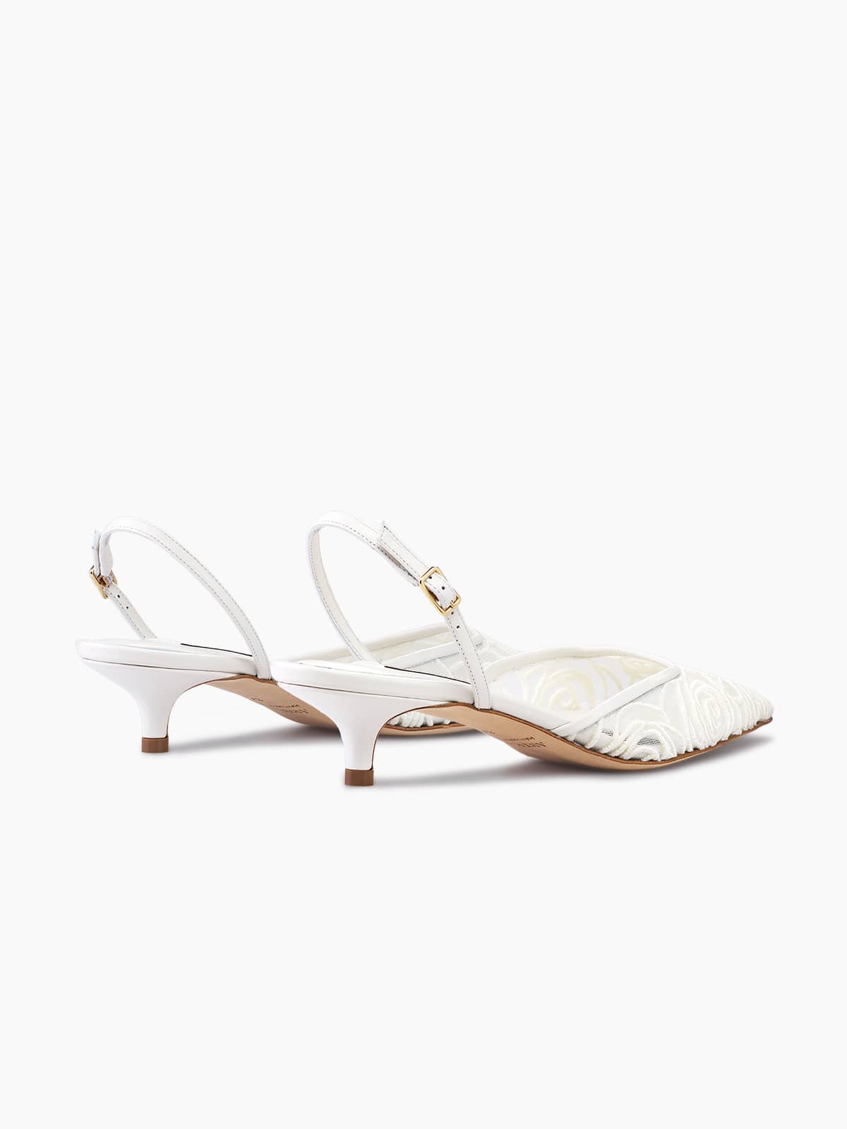 SORRENTO 35 SLINGBACK WHITE