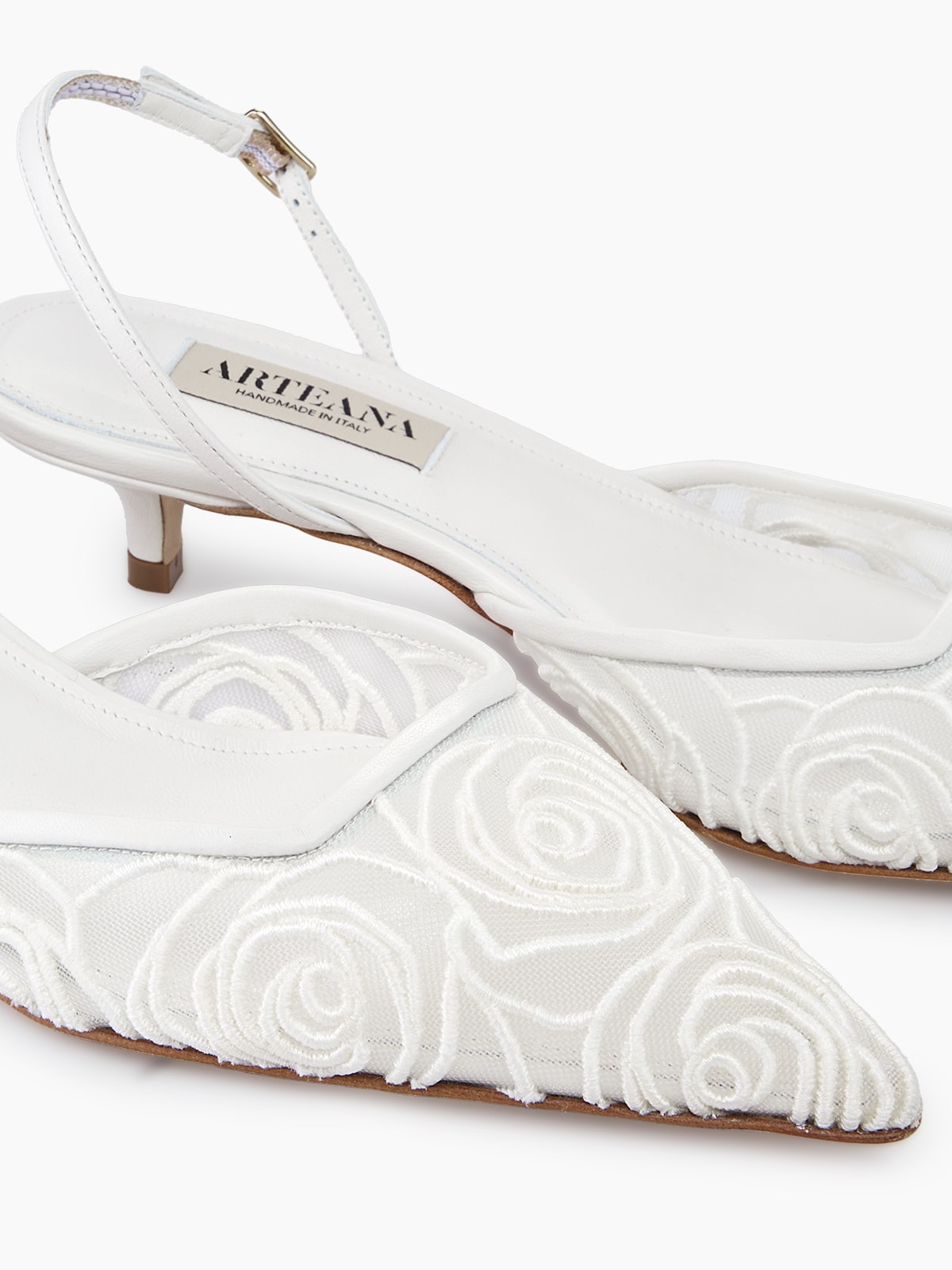 SORRENTO 35 SLINGBACK WHITE