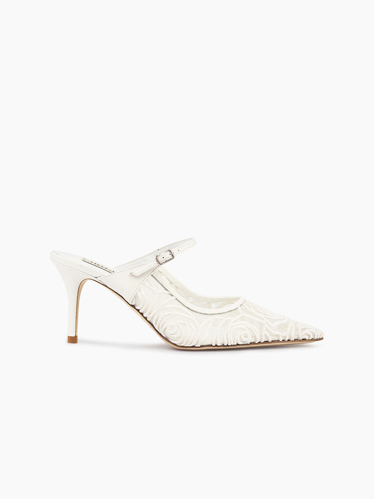SORRENTO 75 MULE WHITE