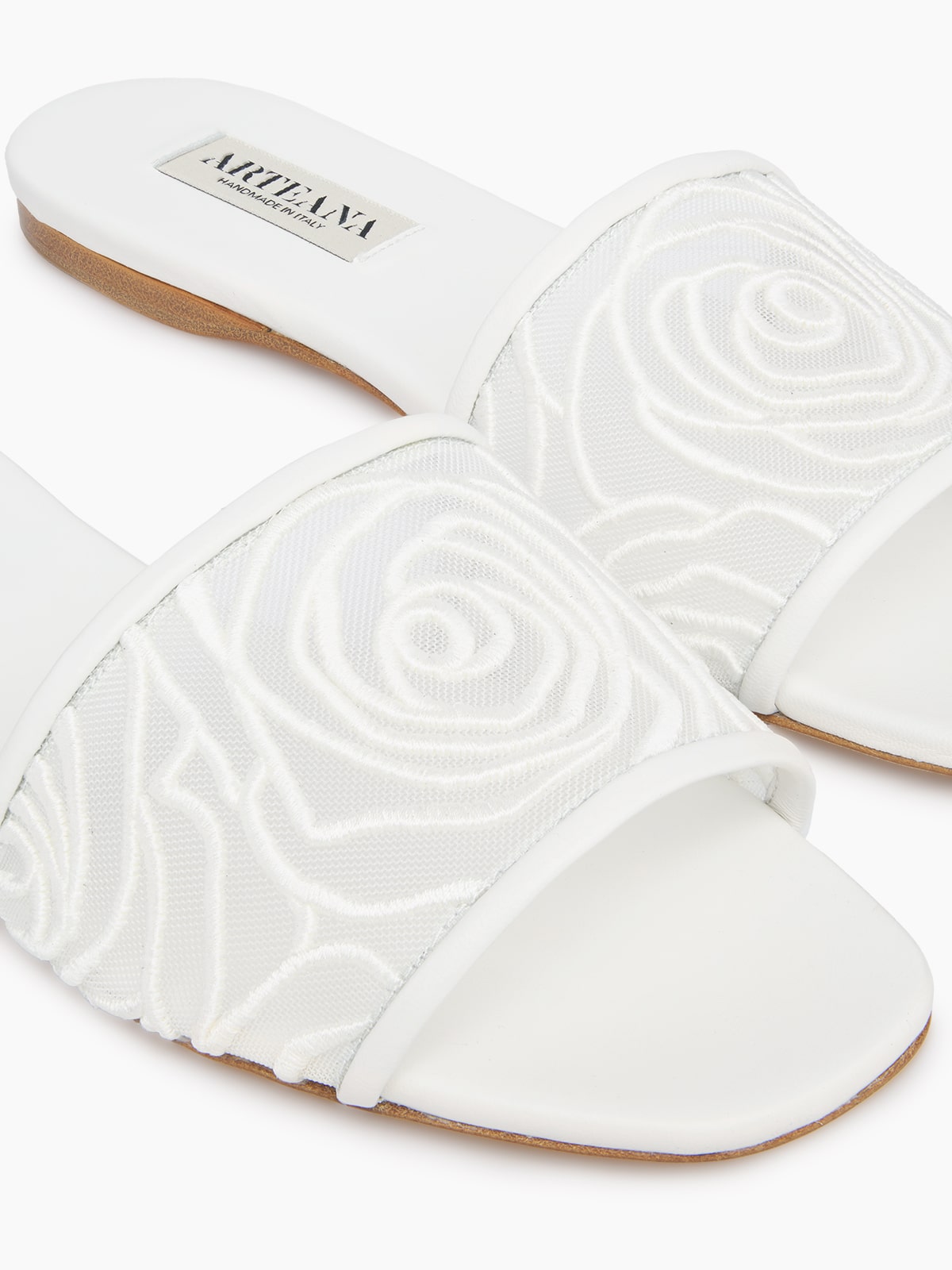SORRENTO FLAT SLIDE WHITE