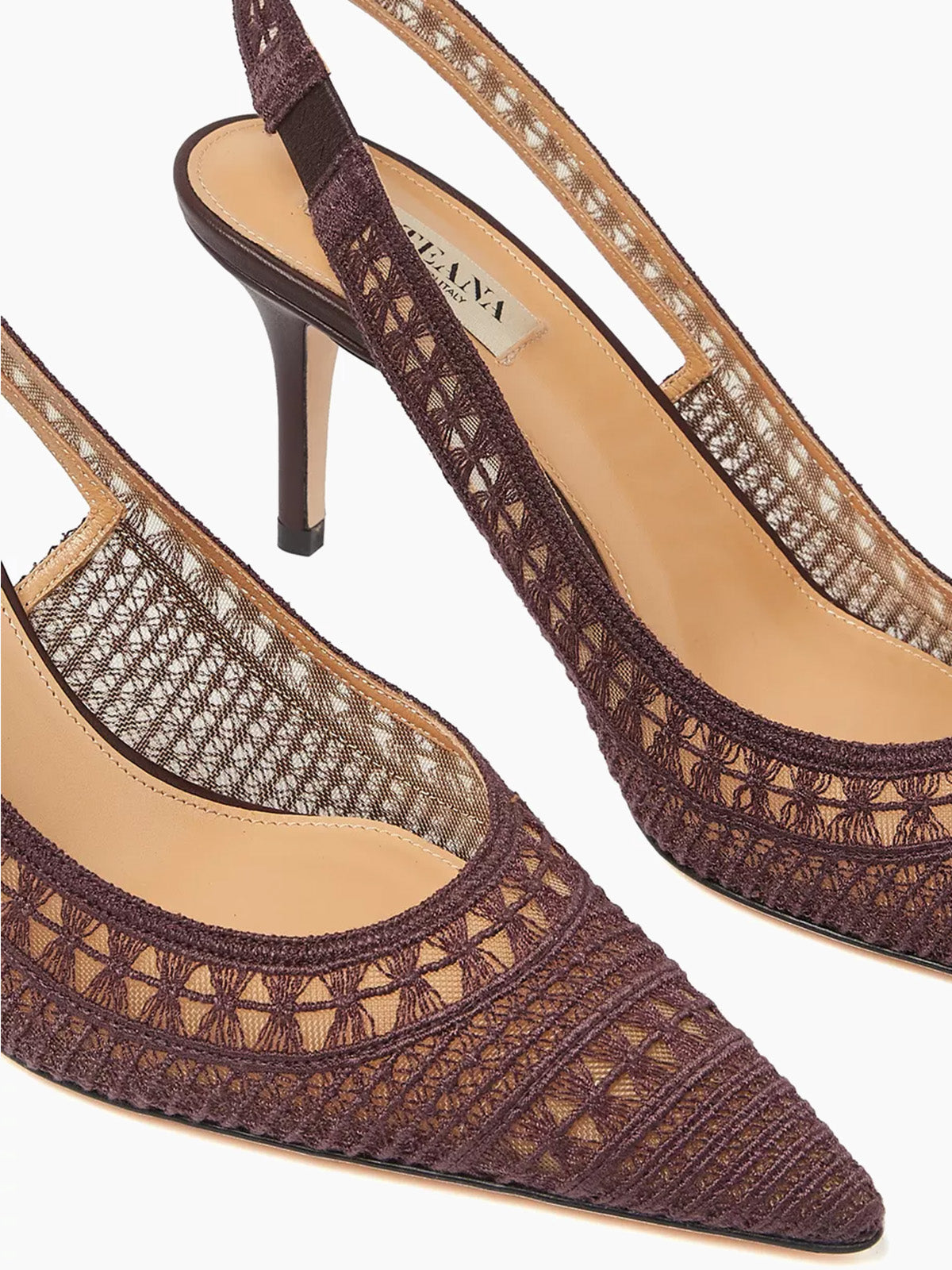 TRIESTE 75 SLINGBACK AUBERGINE