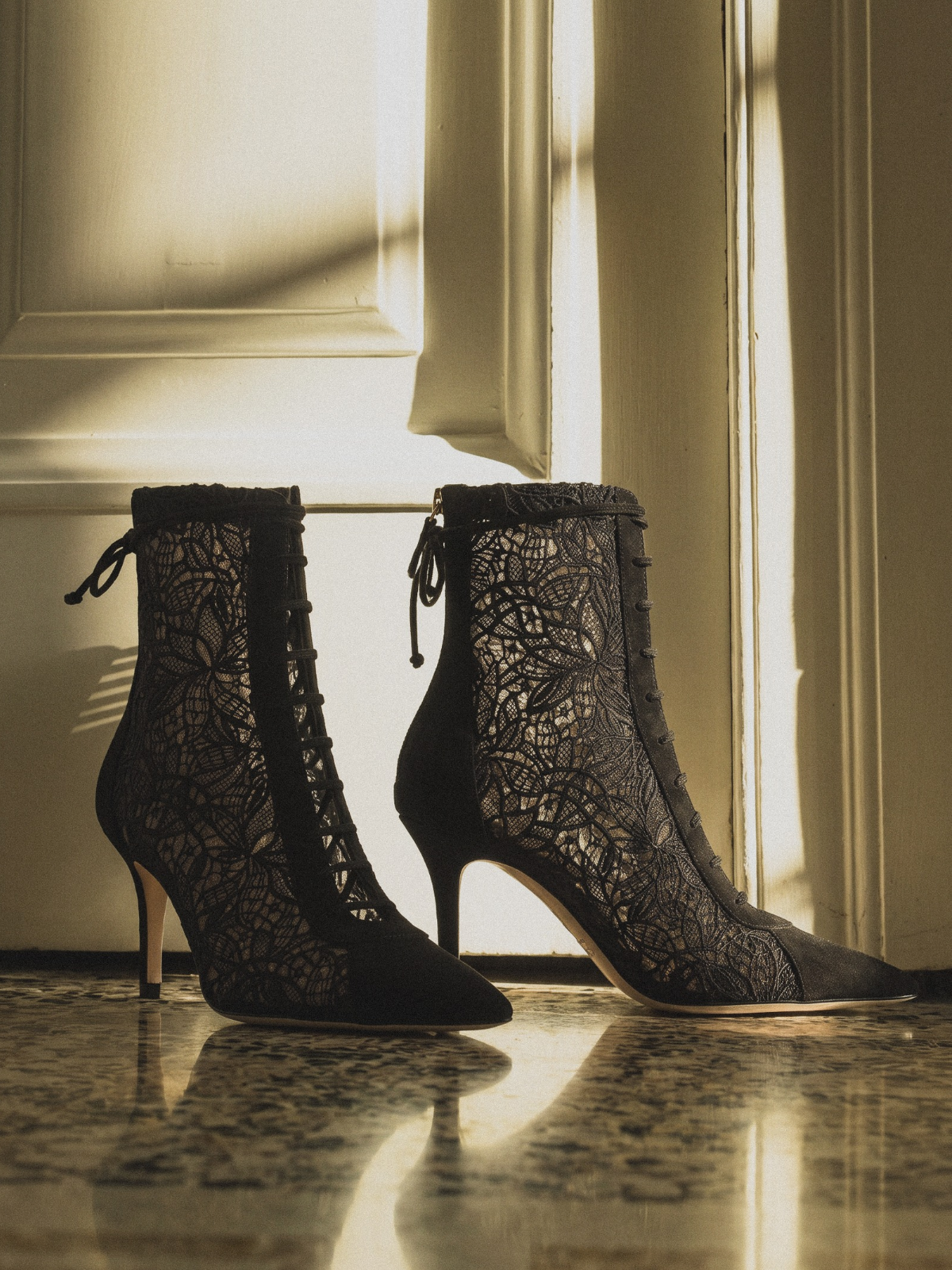 VENEZIA 75 BOOTIE BLACK