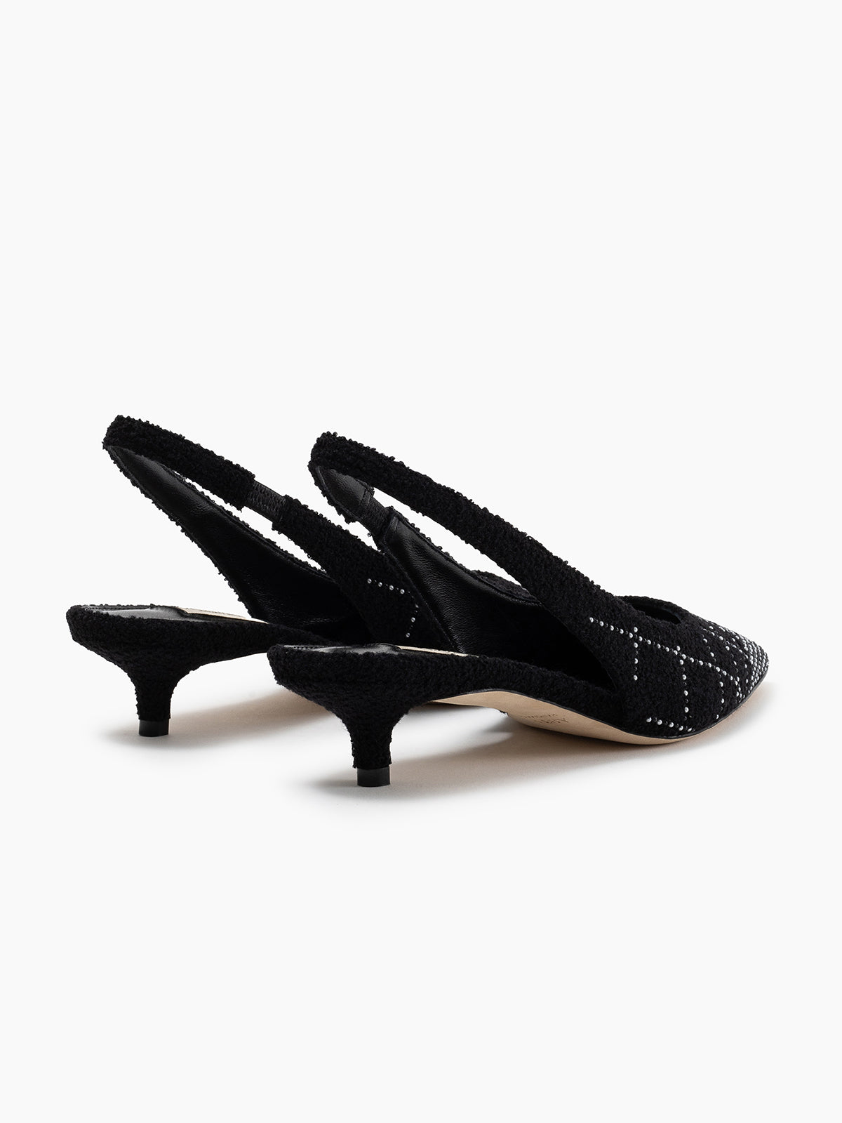 PERLA 35 SLINGBACK PUMP BLACK