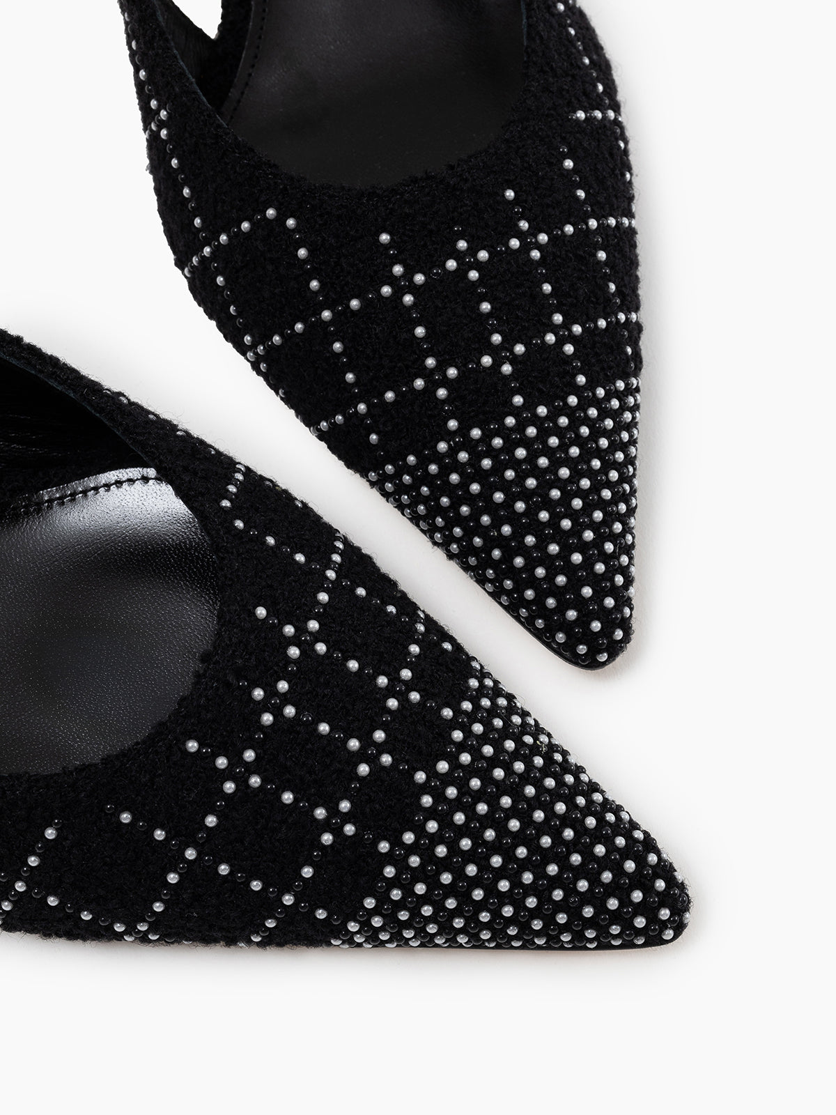 PERLA 35 SLINGBACK PUMP BLACK