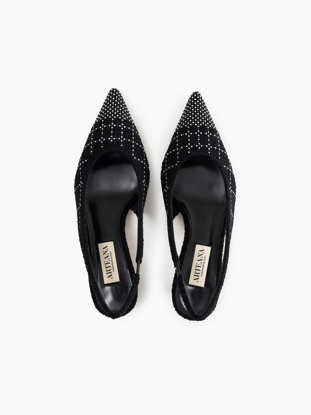 PERLA 35 SLINGBACK PUMP BLACK