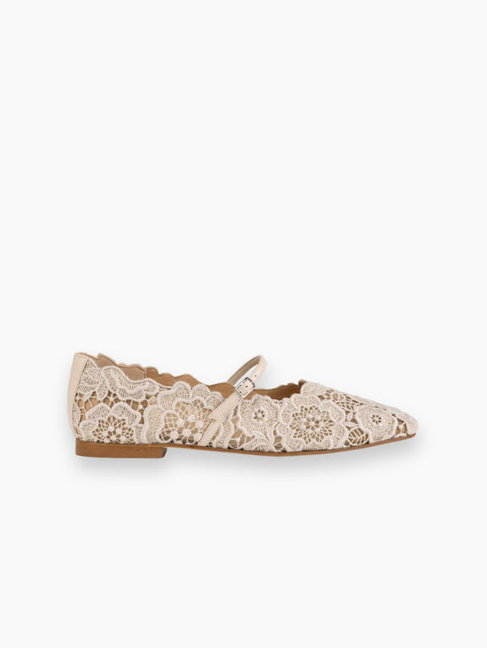 GARDA FLAT BALLERINA IVORY