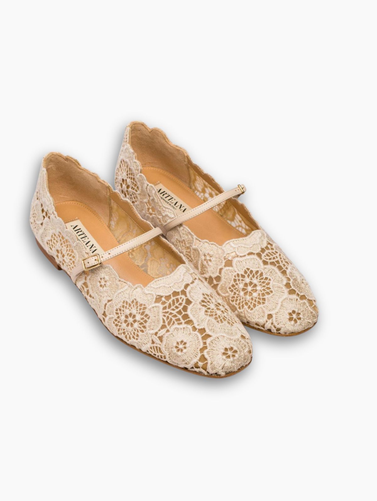 GARDA FLAT BALLERINA IVORY