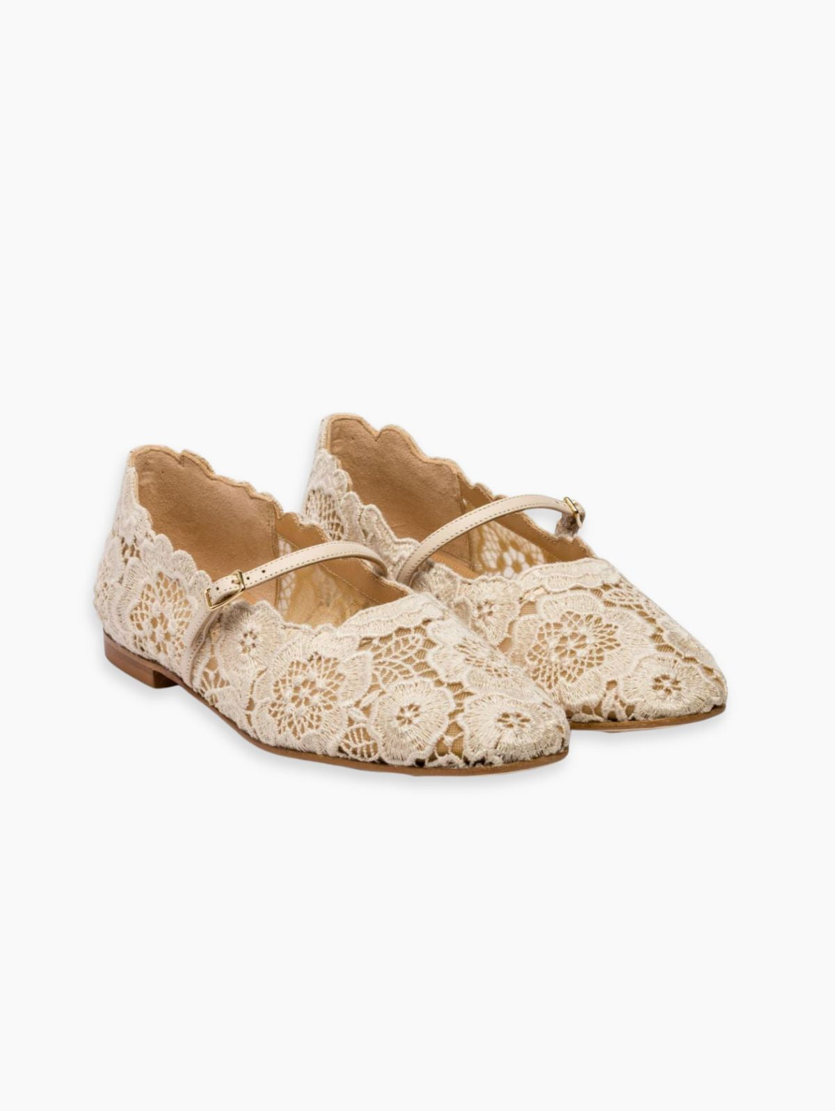 GARDA FLAT BALLERINA IVORY