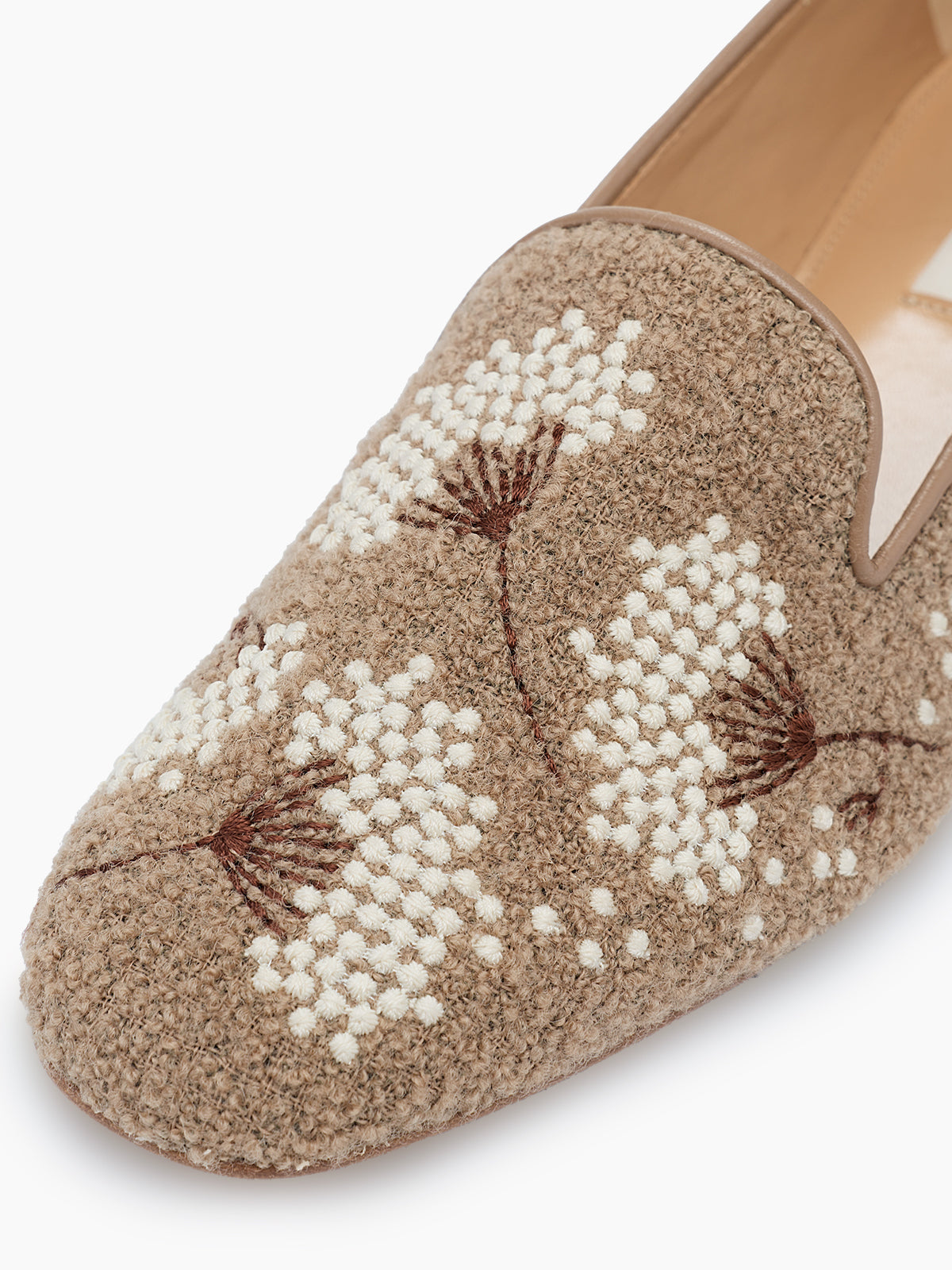 ALEA SMOKING SLIPPER BEIGE