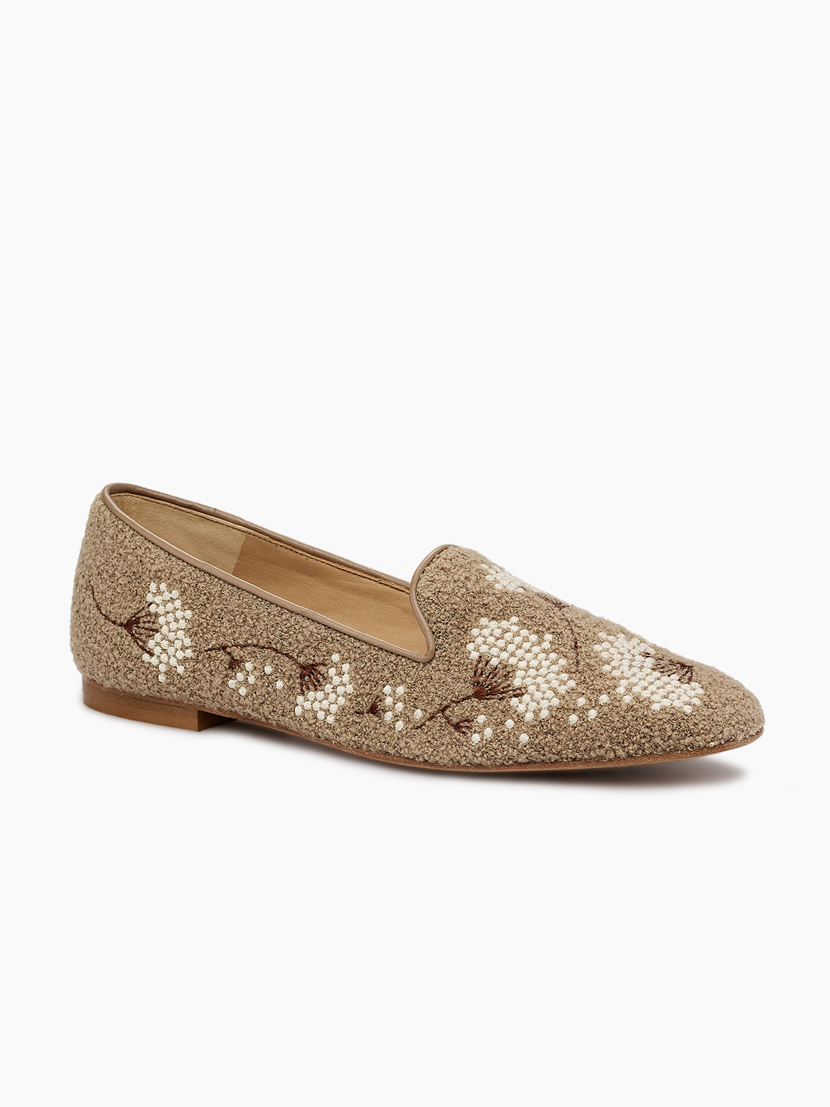ALEA SMOKING SLIPPER BEIGE