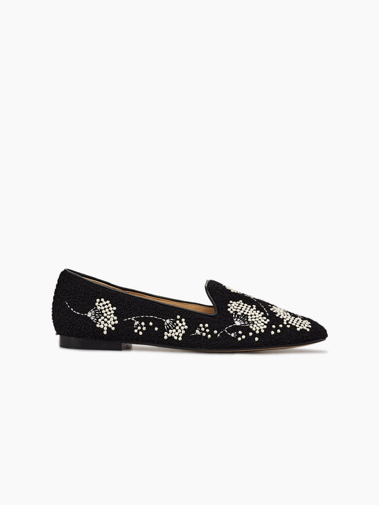 ALEA SMOKING SLIPPER BLACK