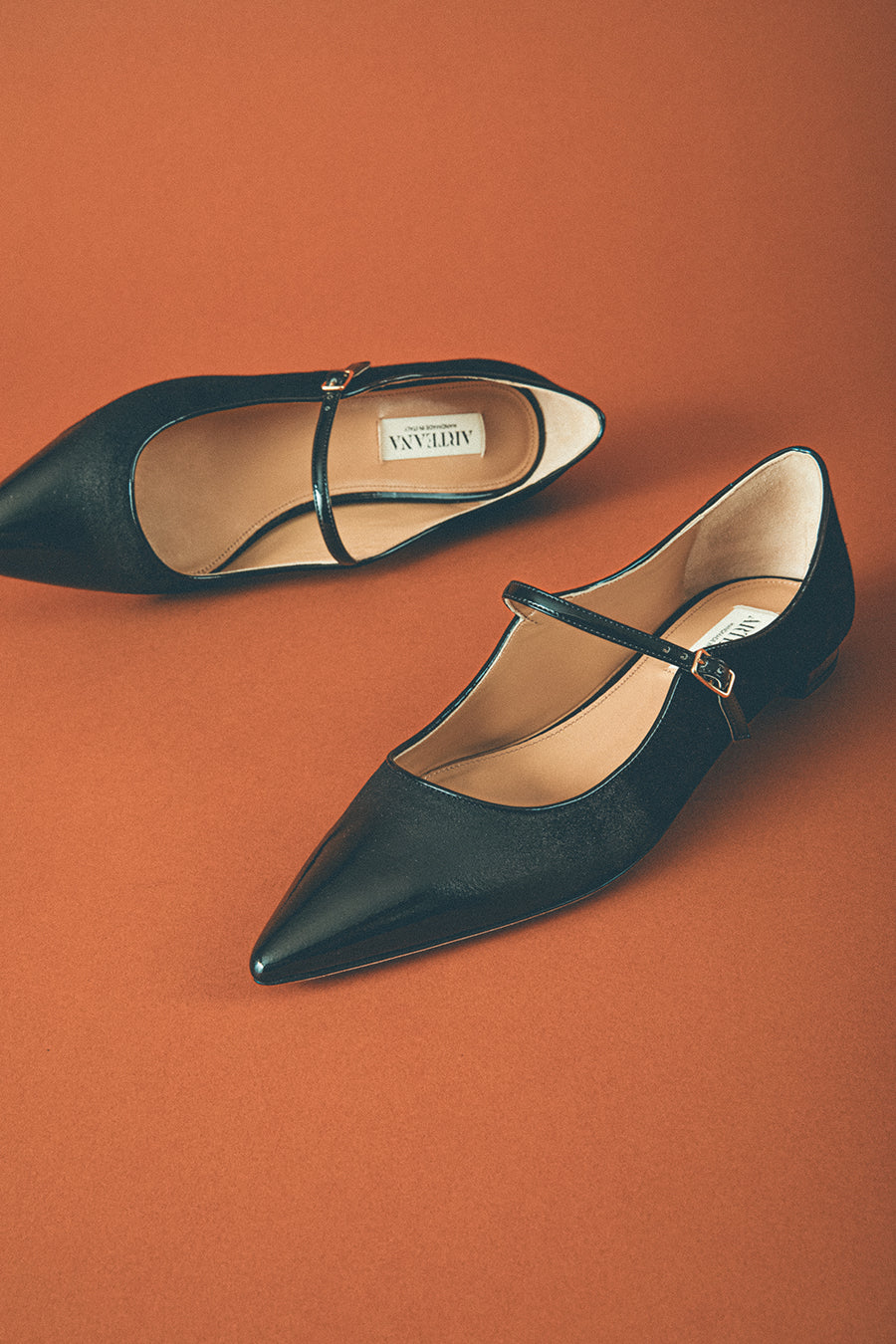 BRERA FLAT MARY JANE BLACK