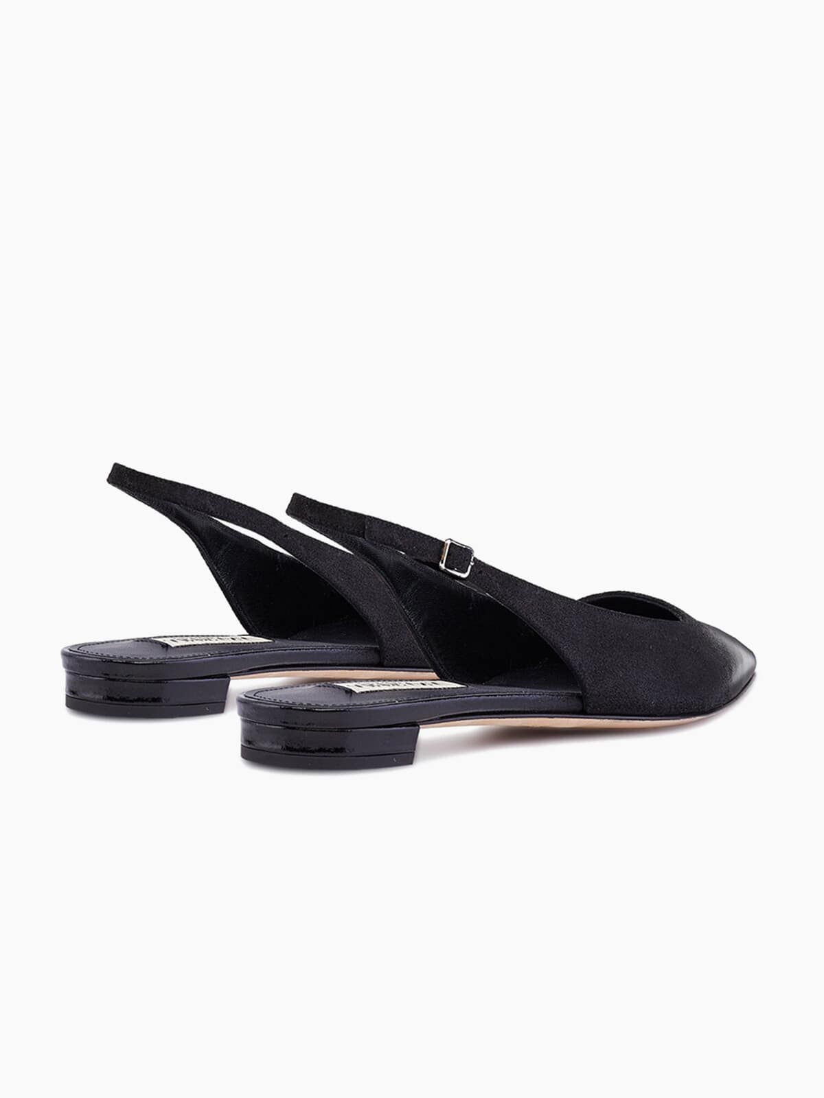 BRERA 20 SLINGBACK FLAT BLACK