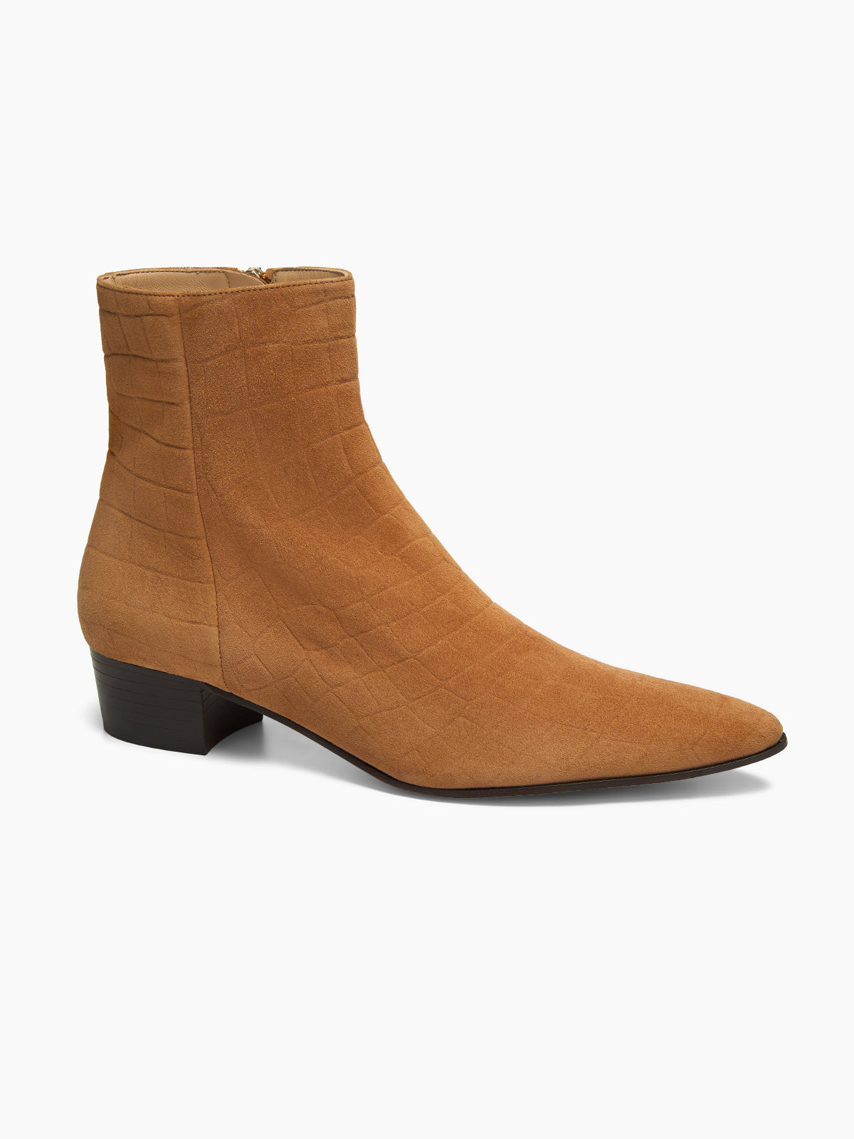 BRERA CROCO 30 BOOTIE CARAMEL