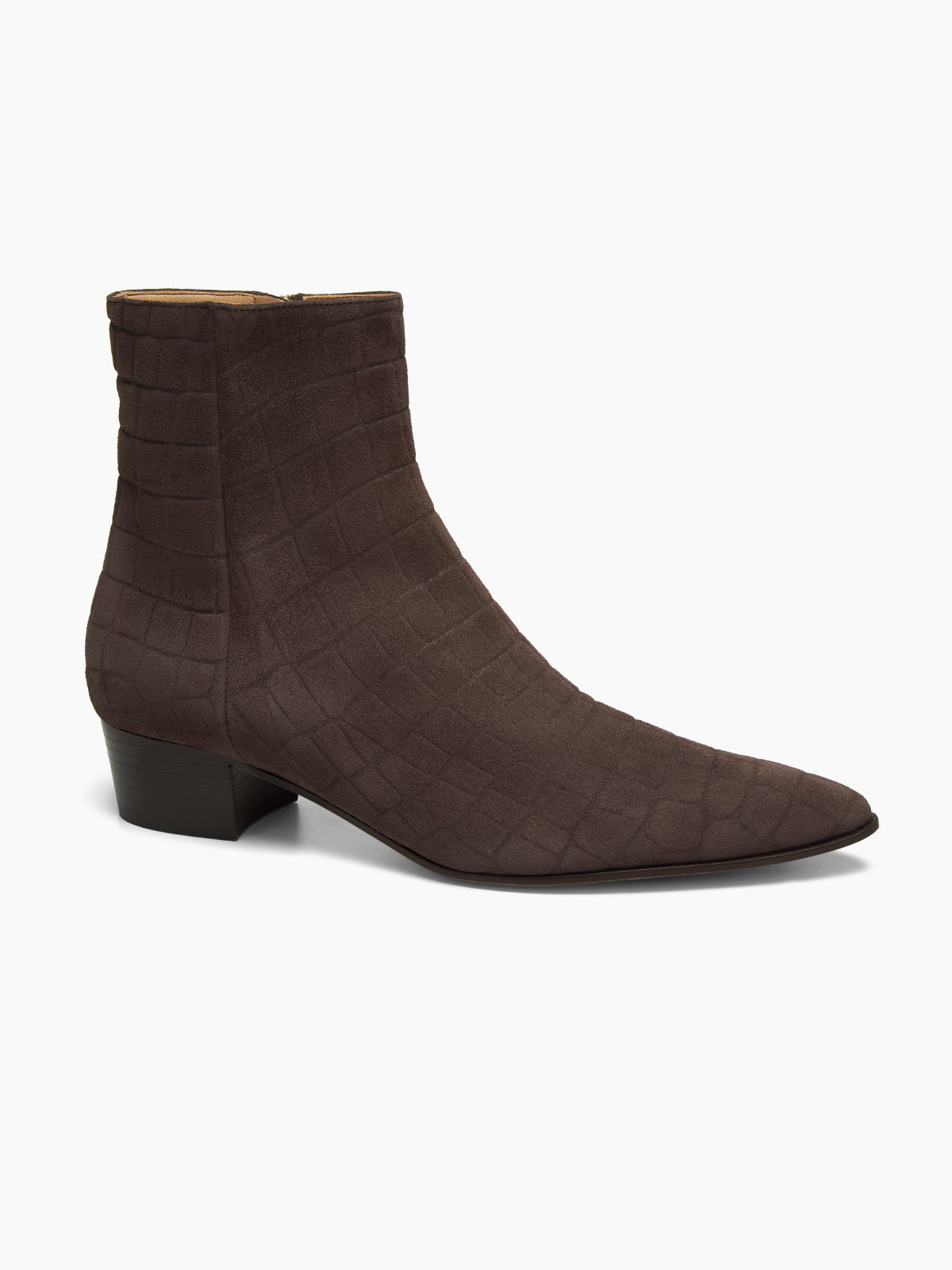 BRERA CROCO 30 BOOTIE EBANO