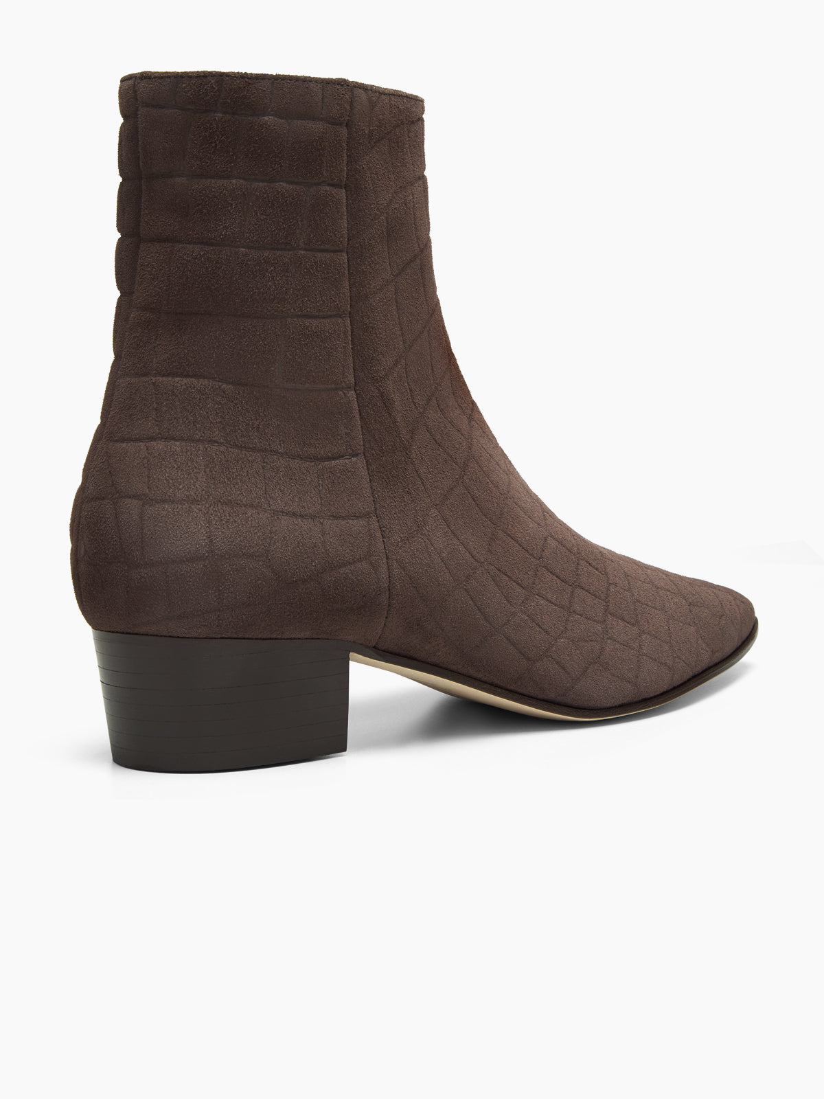 BRERA CROCO 30 BOOTIE EBANO