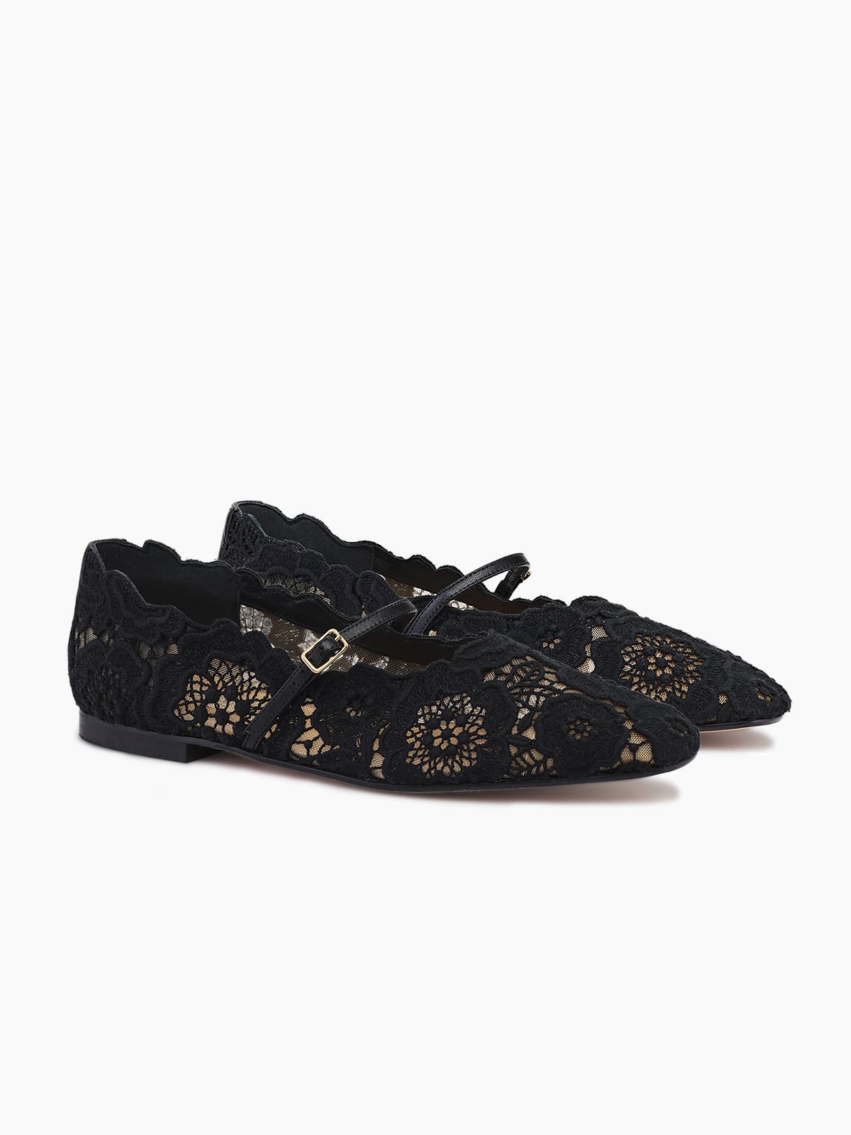 GARDA FLAT BALLERINA BLACK