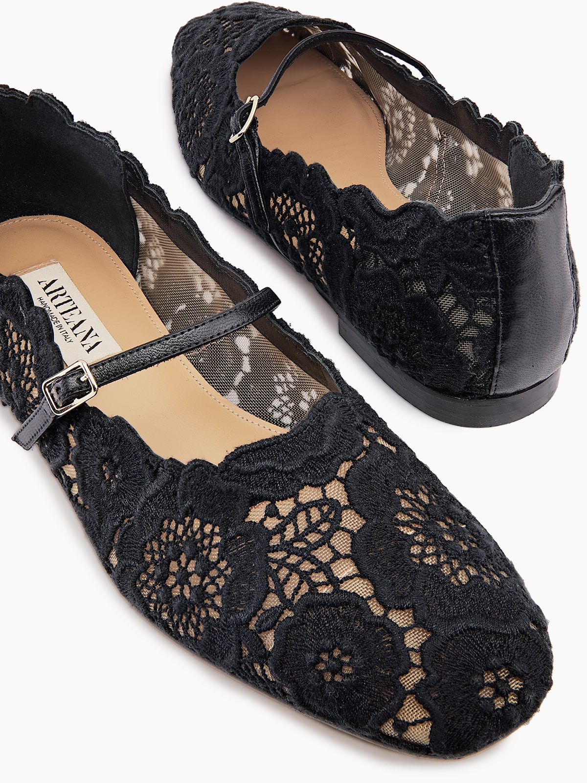 GARDA FLAT BALLERINA BLACK