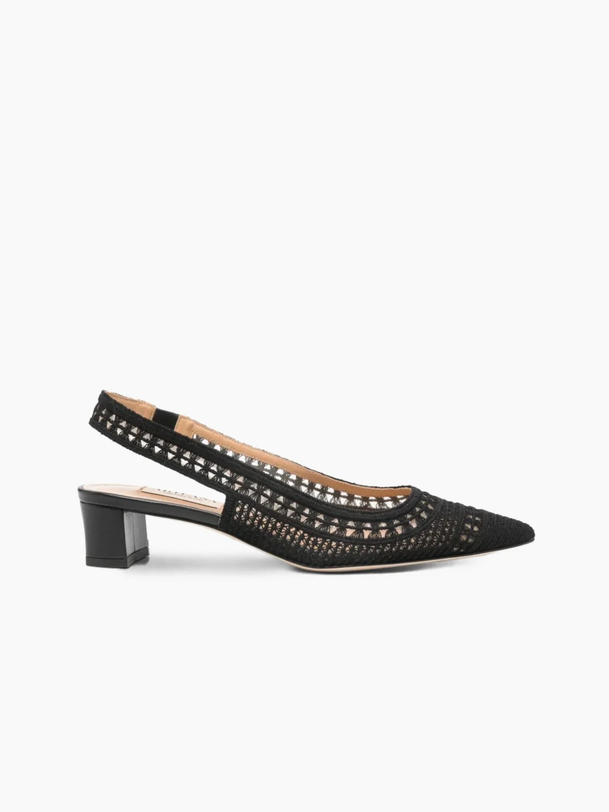 TRIESTE 35 SLINGBACK PUMP BLACK