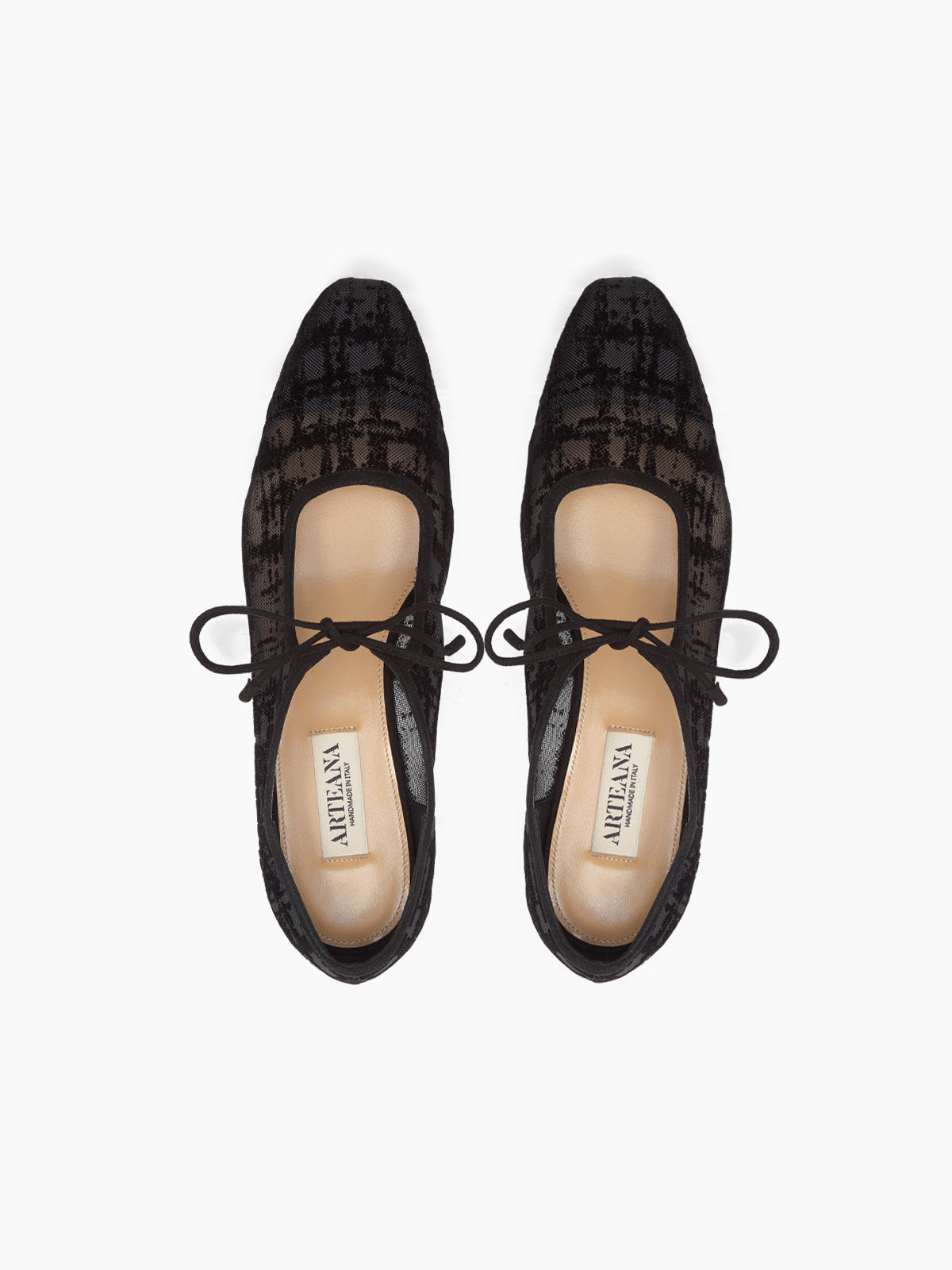 MARCELLA FLOCK FLAT BLACK