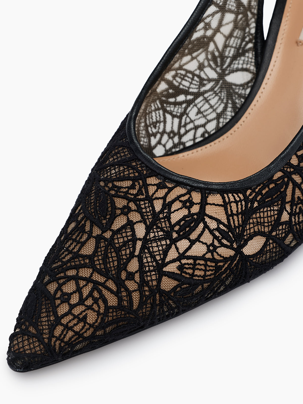 POSITANO 75 SLINGBACK PUMP BLACK