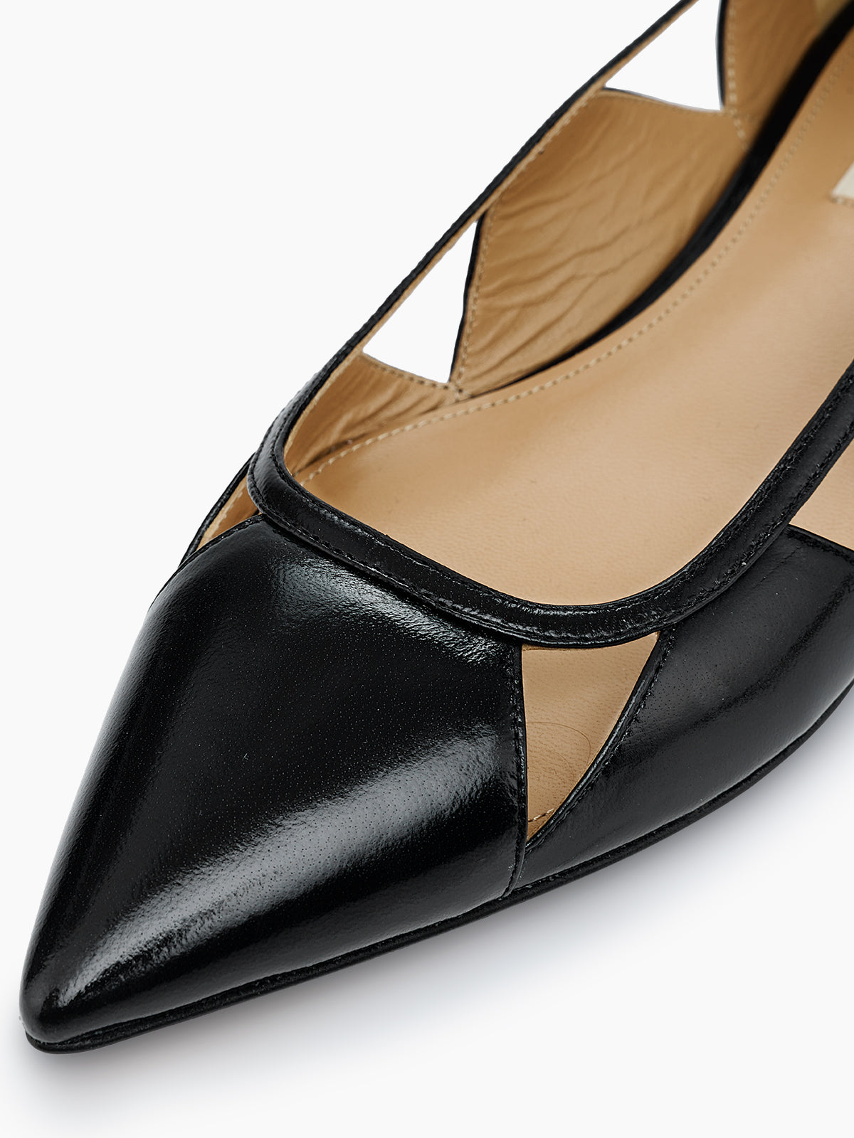 SAVONA FLAT BALLERINA BLACK