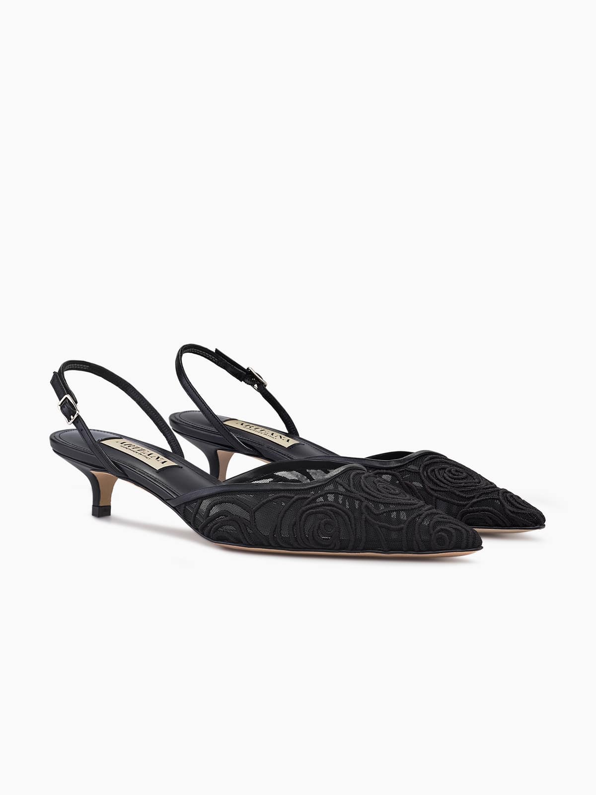 SORRENTO 35 SLINGBACK BLACK