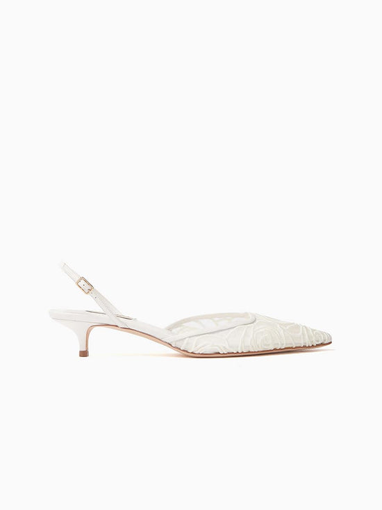 SORRENTO 35 SLINGBACK WHITE