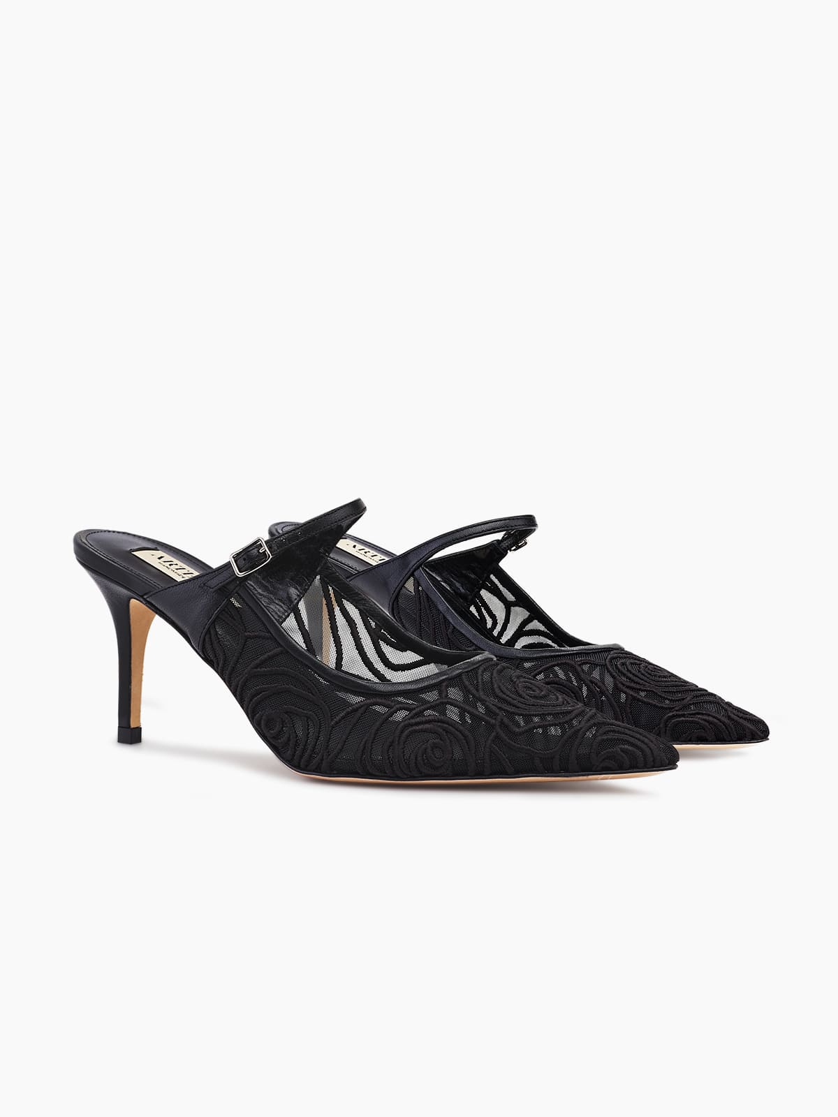 SORRENTO 75 MULE BLACK