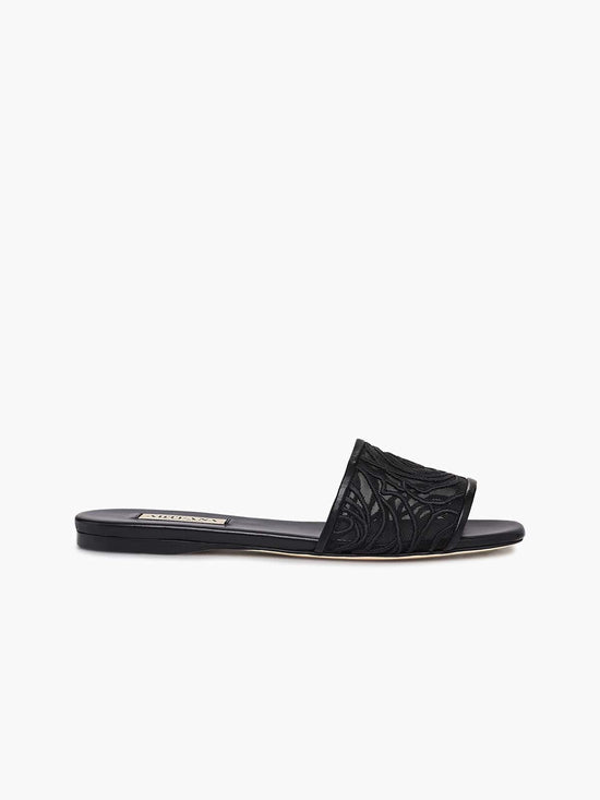 SORRENTO FLAT SLIDE BLACK