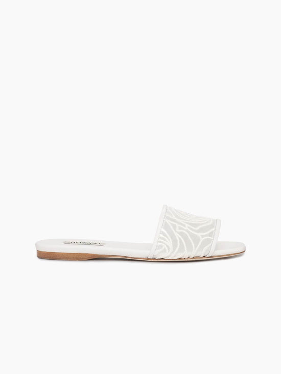 SORRENTO FLAT SLIDE WHITE