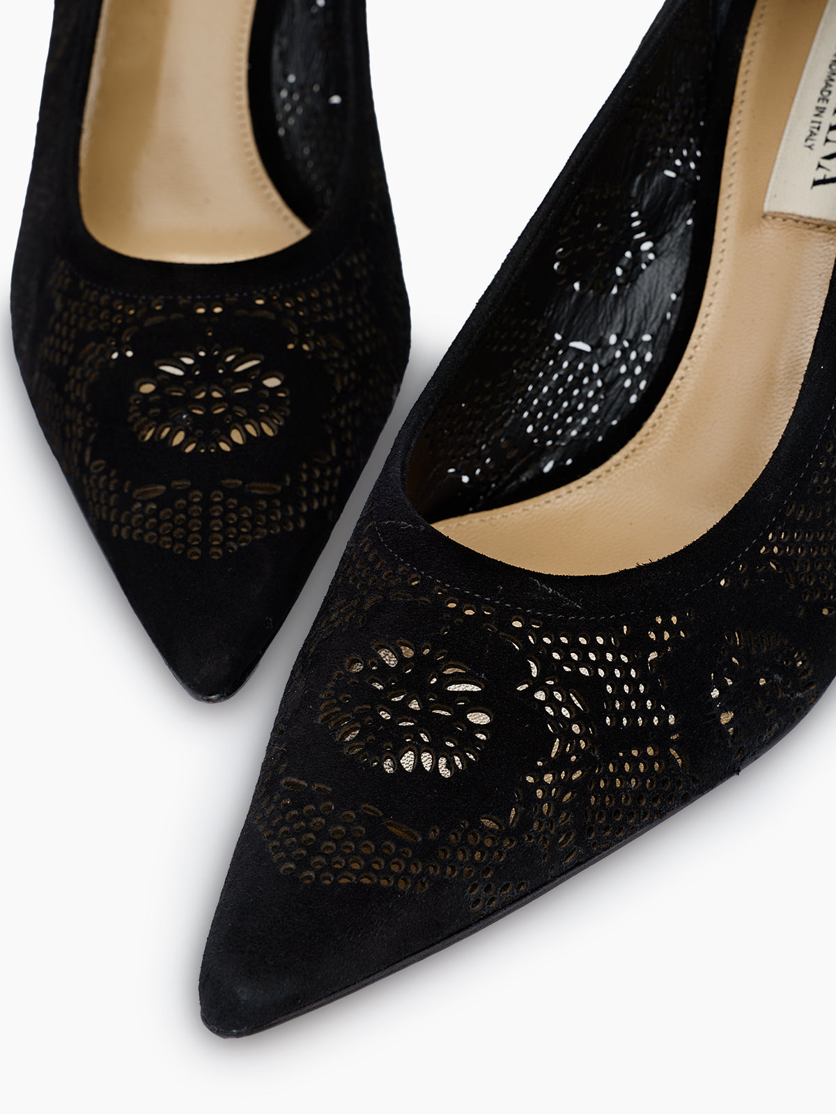 THALIA 75 PUMP SUEDE BLACK