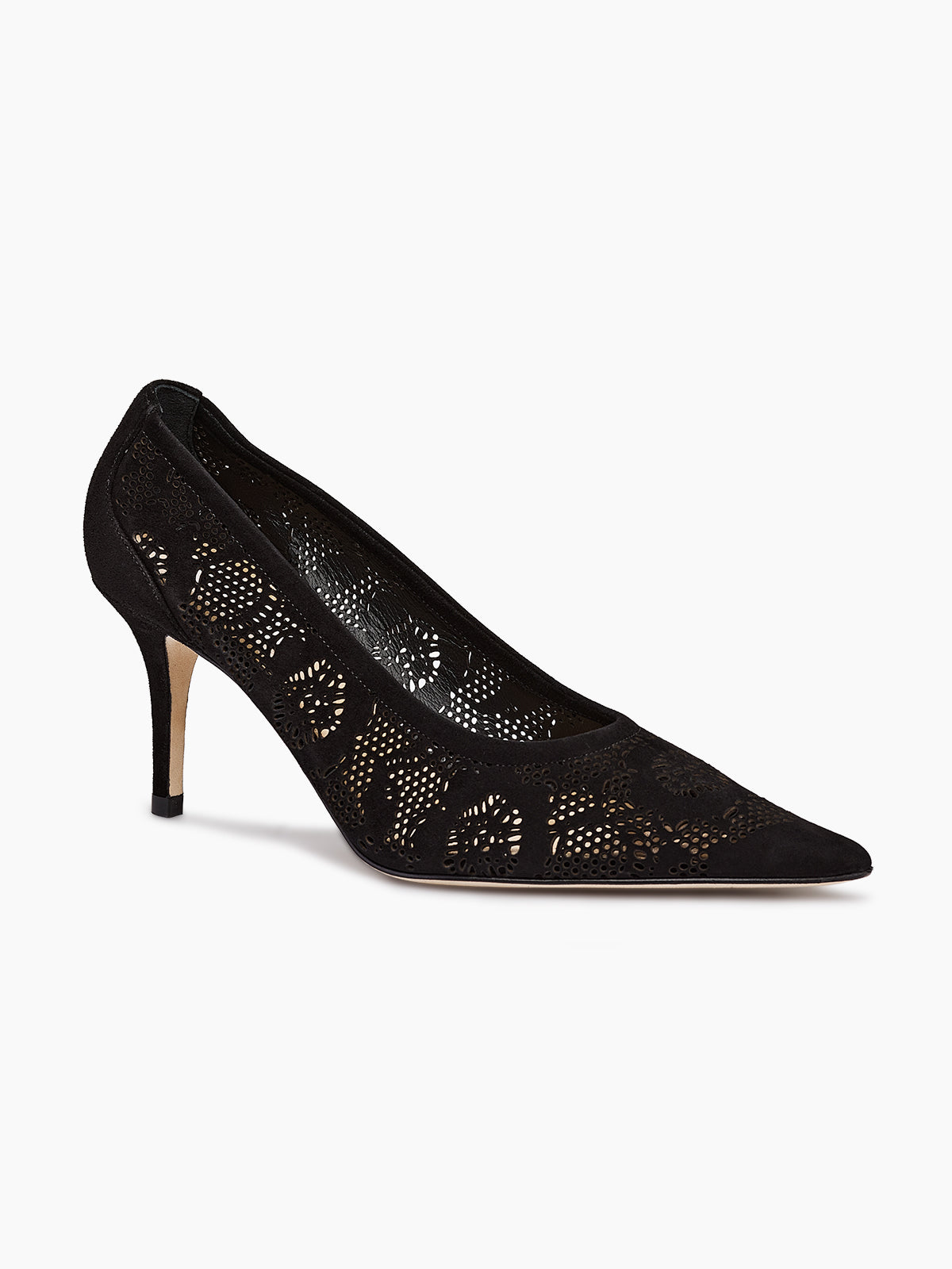 THALIA 75 PUMP SUEDE BLACK