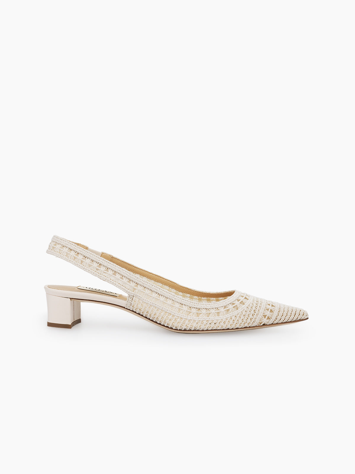 TRIESTE 35 SLINGBACK PUMP IVORY
