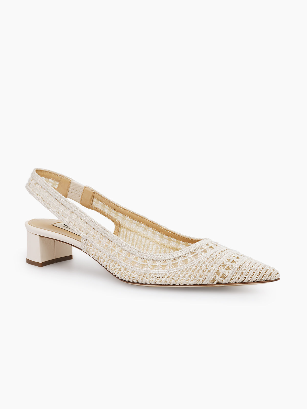 TRIESTE 35 SLINGBACK PUMP IVORY