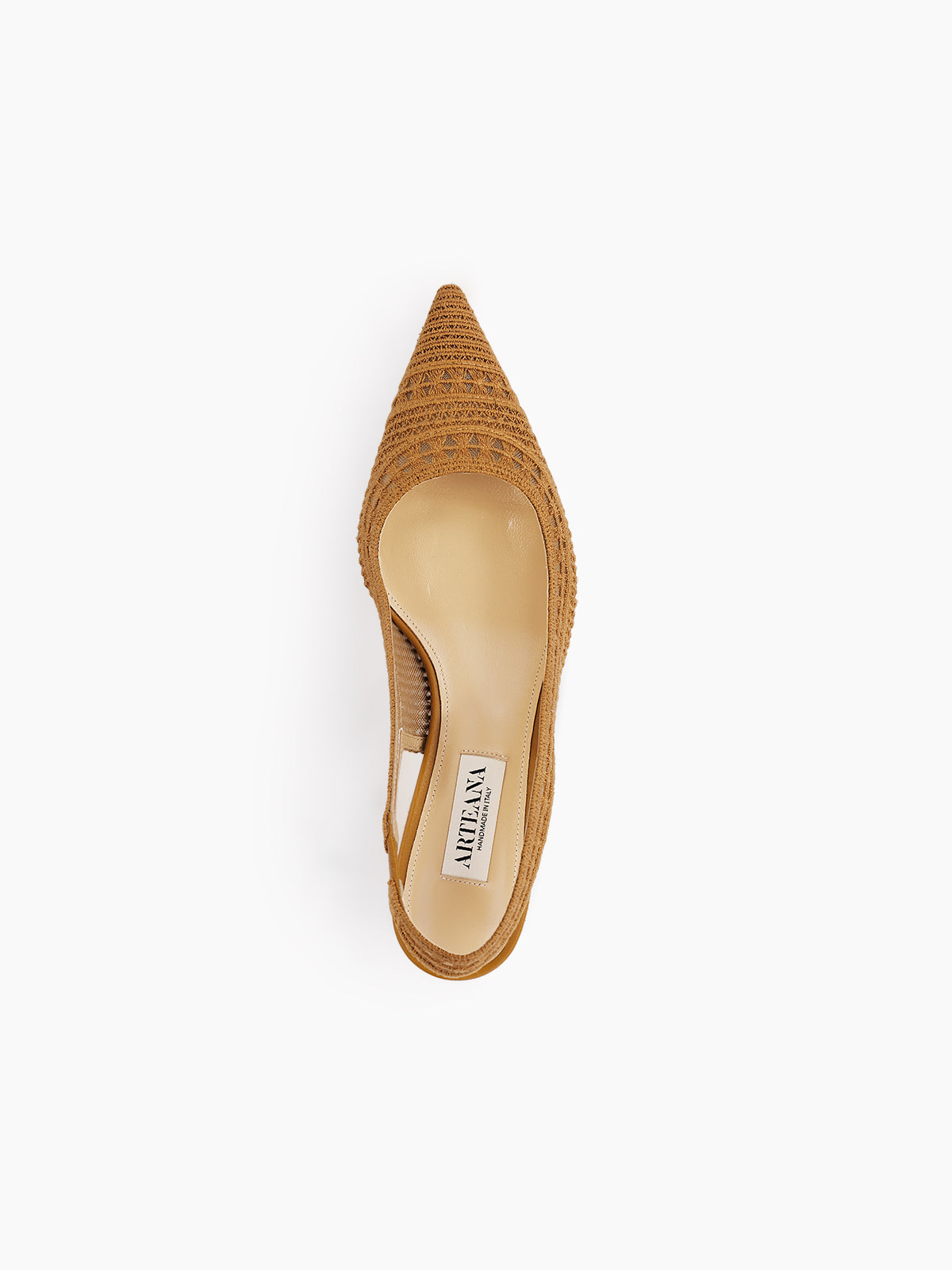 TRIESTE 35 SLINGBACK PUMP CAMEL