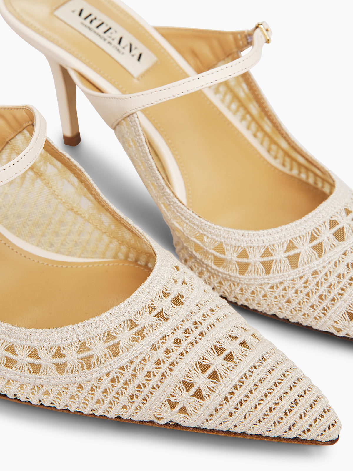 TRIESTE 75 MULE IVORY