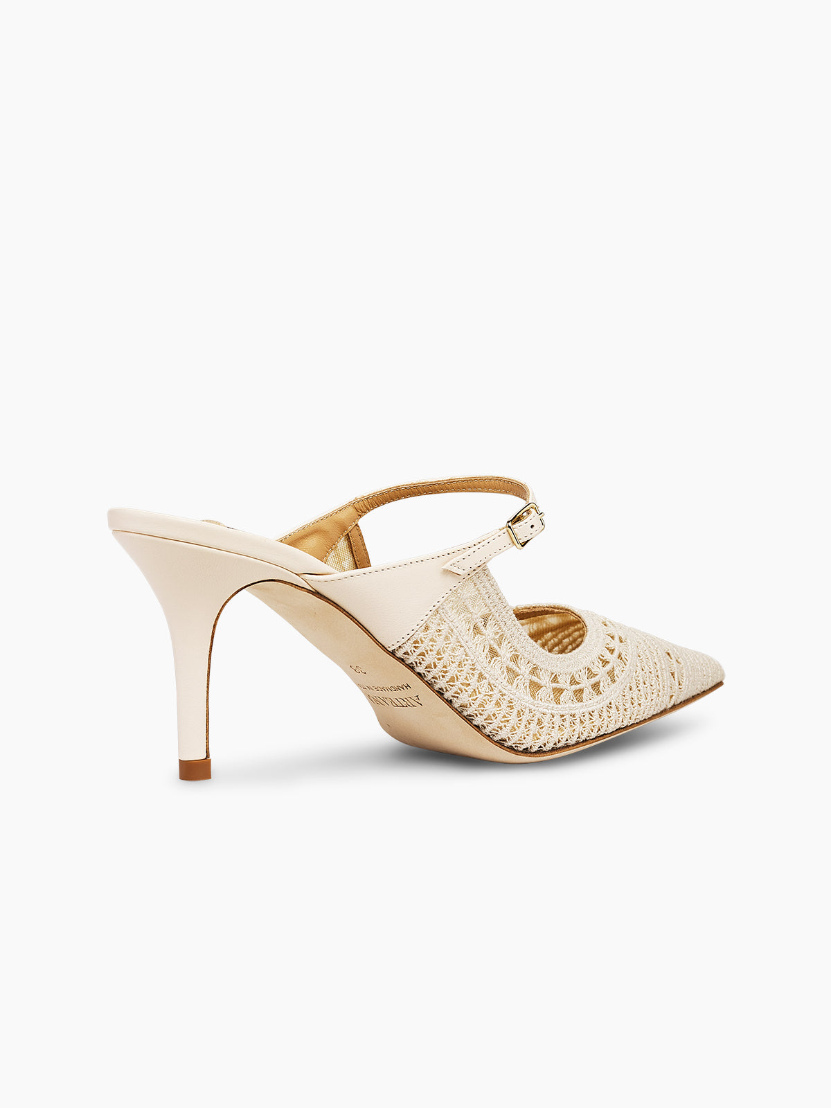 TRIESTE 75 MULE IVORY