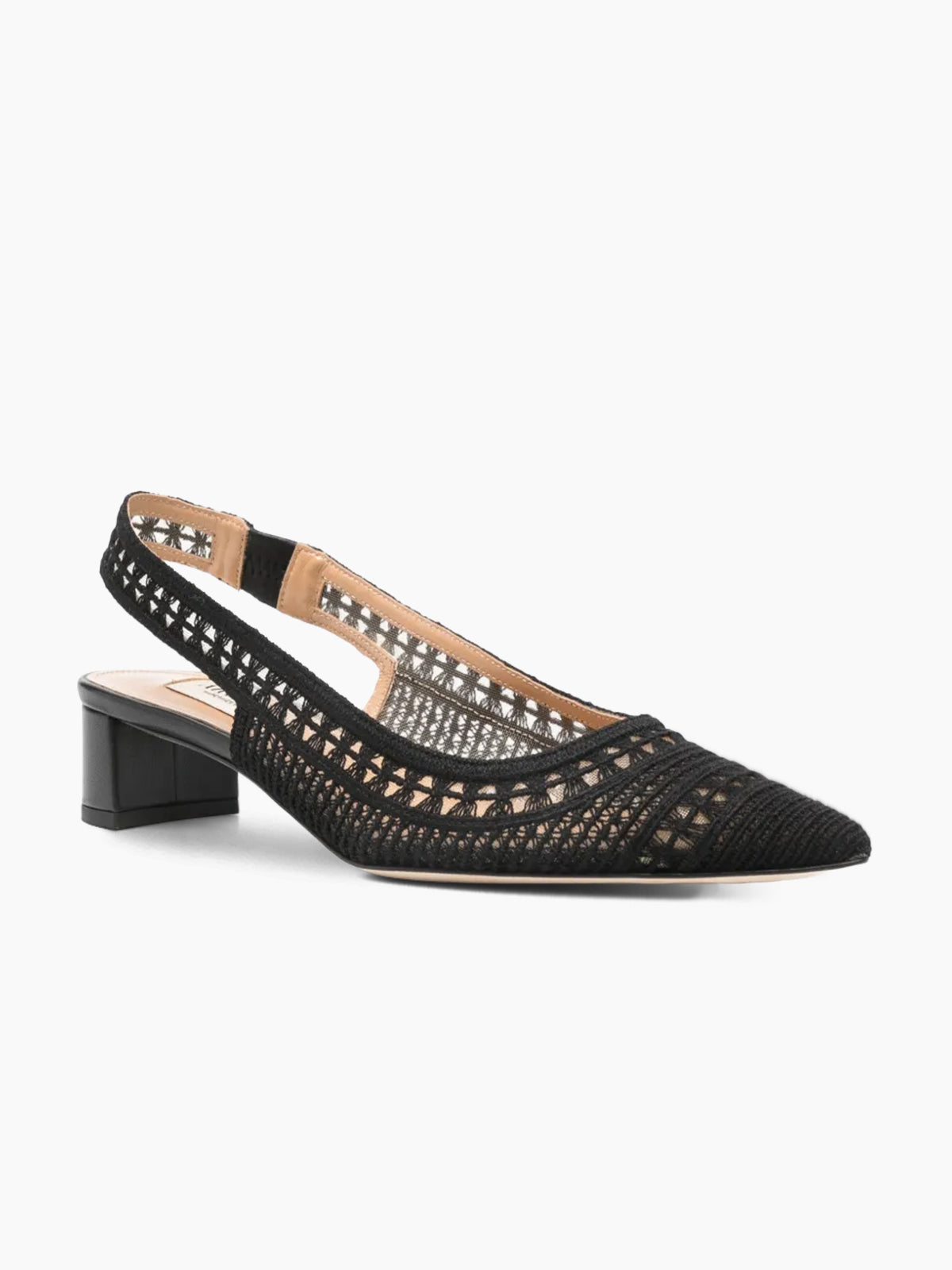 TRIESTE 35 SLINGBACK PUMP BLACK