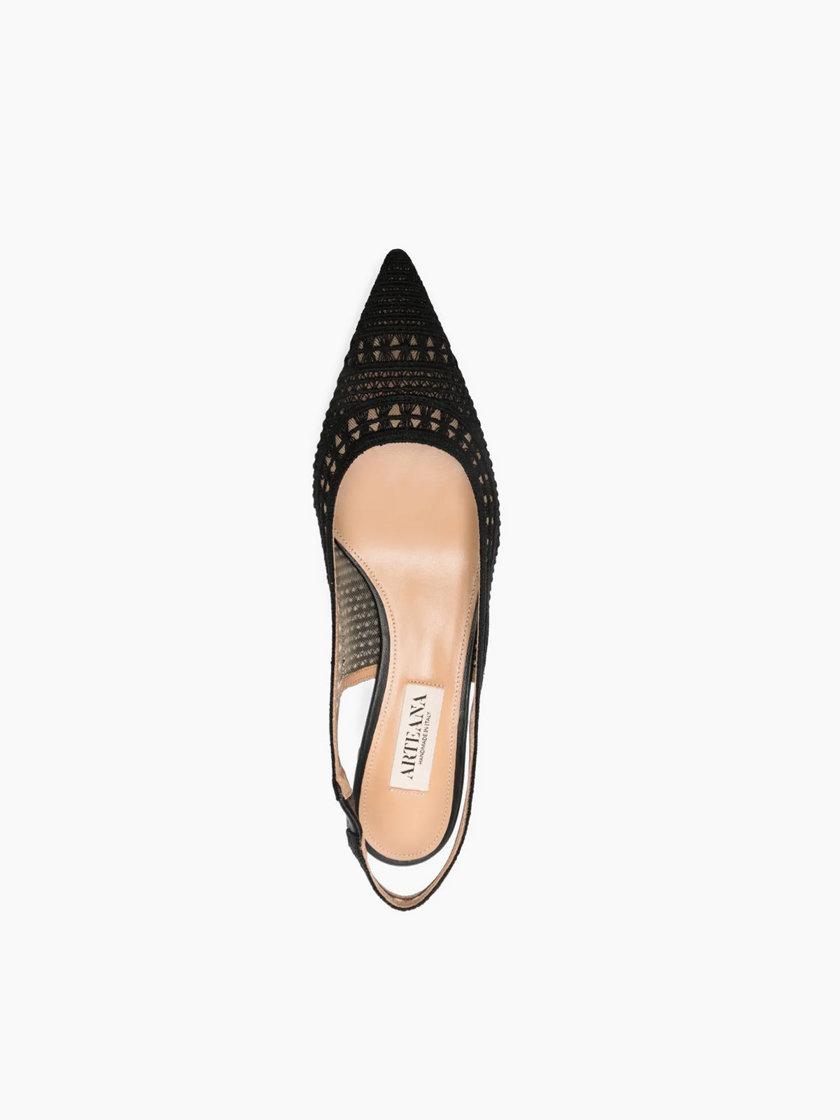 TRIESTE 35 SLINGBACK PUMP BLACK