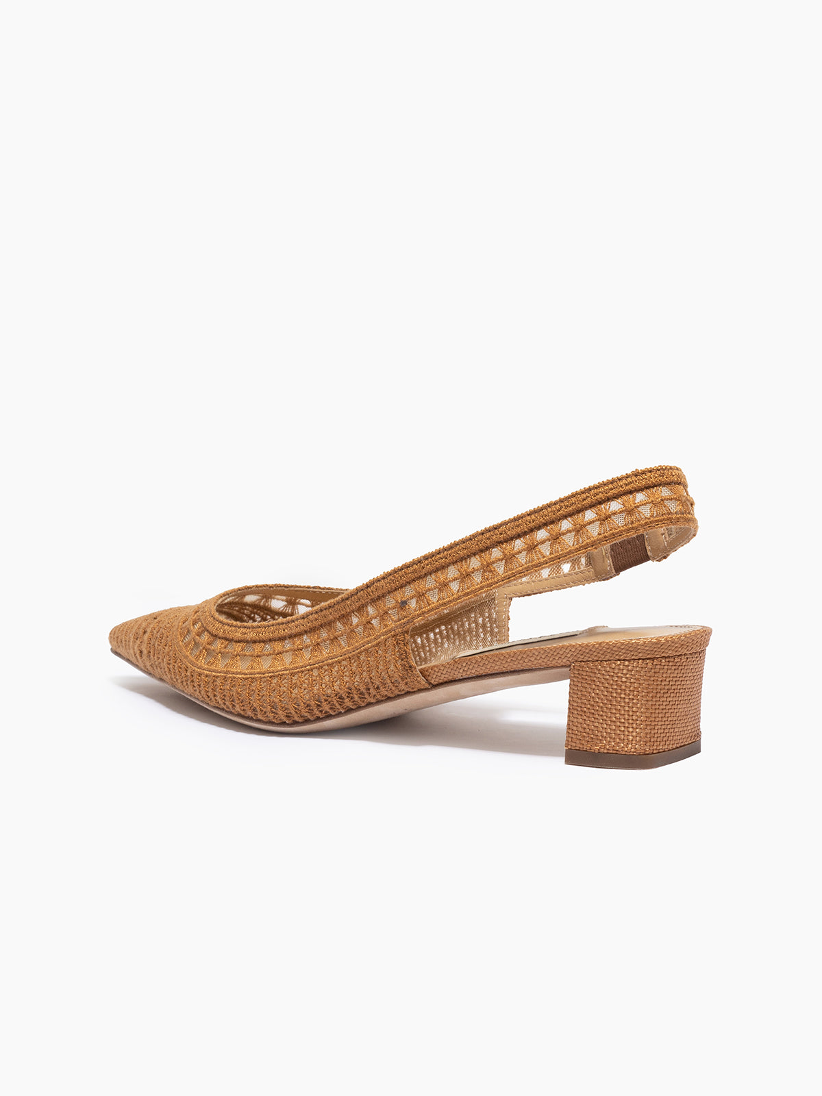 TRIESTE 35 SLINGBACK PUMP CAMEL