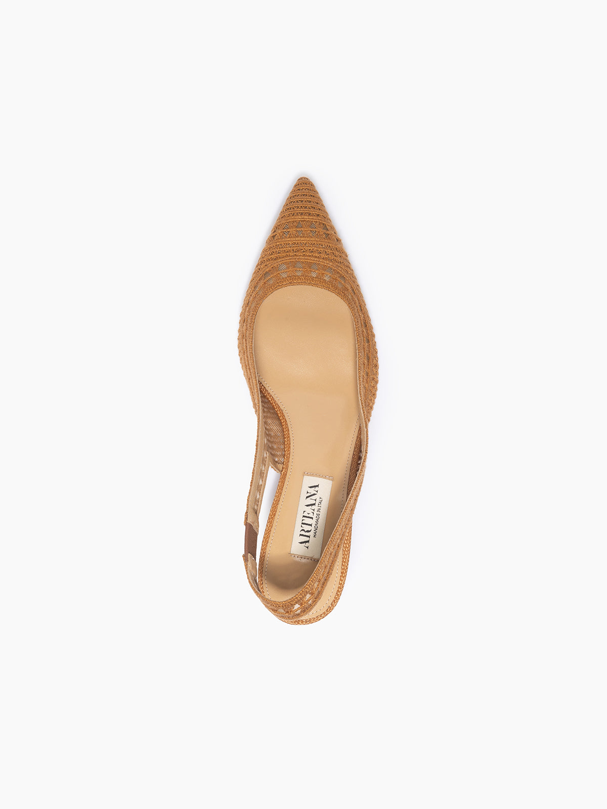 TRIESTE 35 SLINGBACK PUMP CAMEL