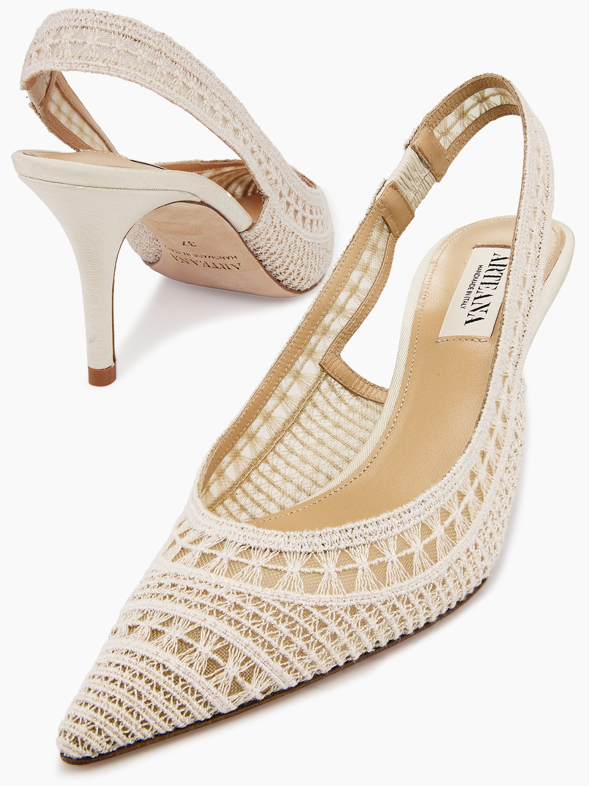 TRIESTE 75 SLINGBACK IVORY