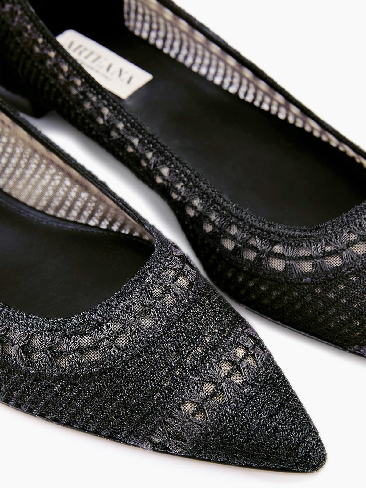 TRIESTE BALLET FLATS BLACK