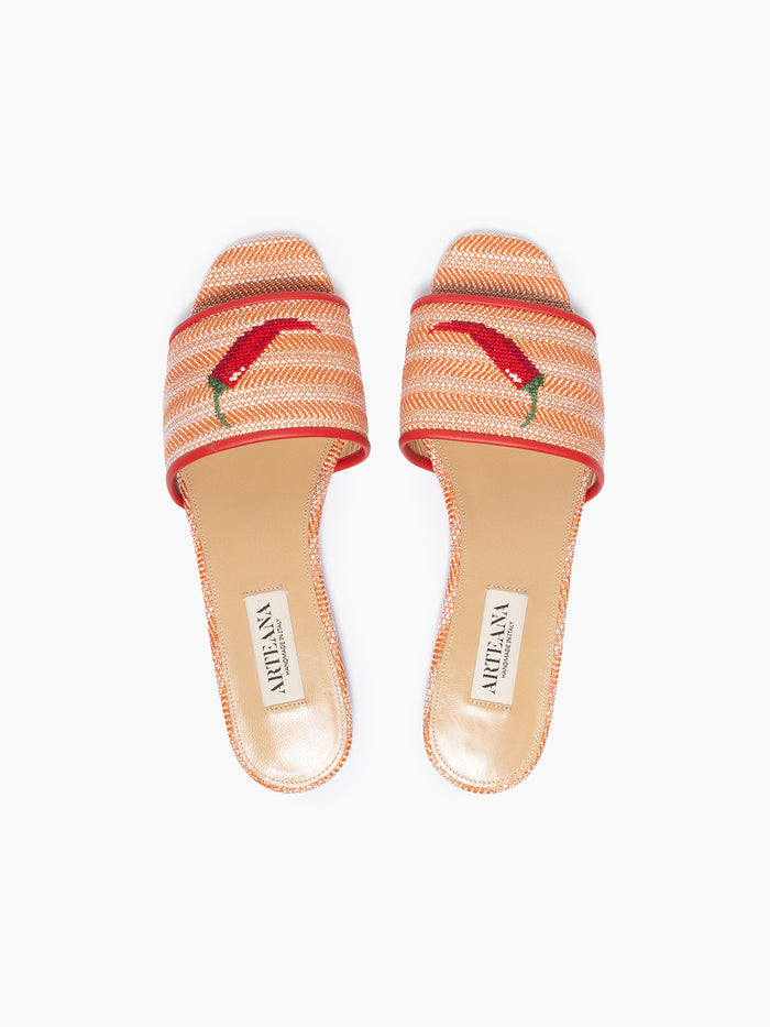 TUTTI FRUTTI FLAT SLIDE PEPERONCINO