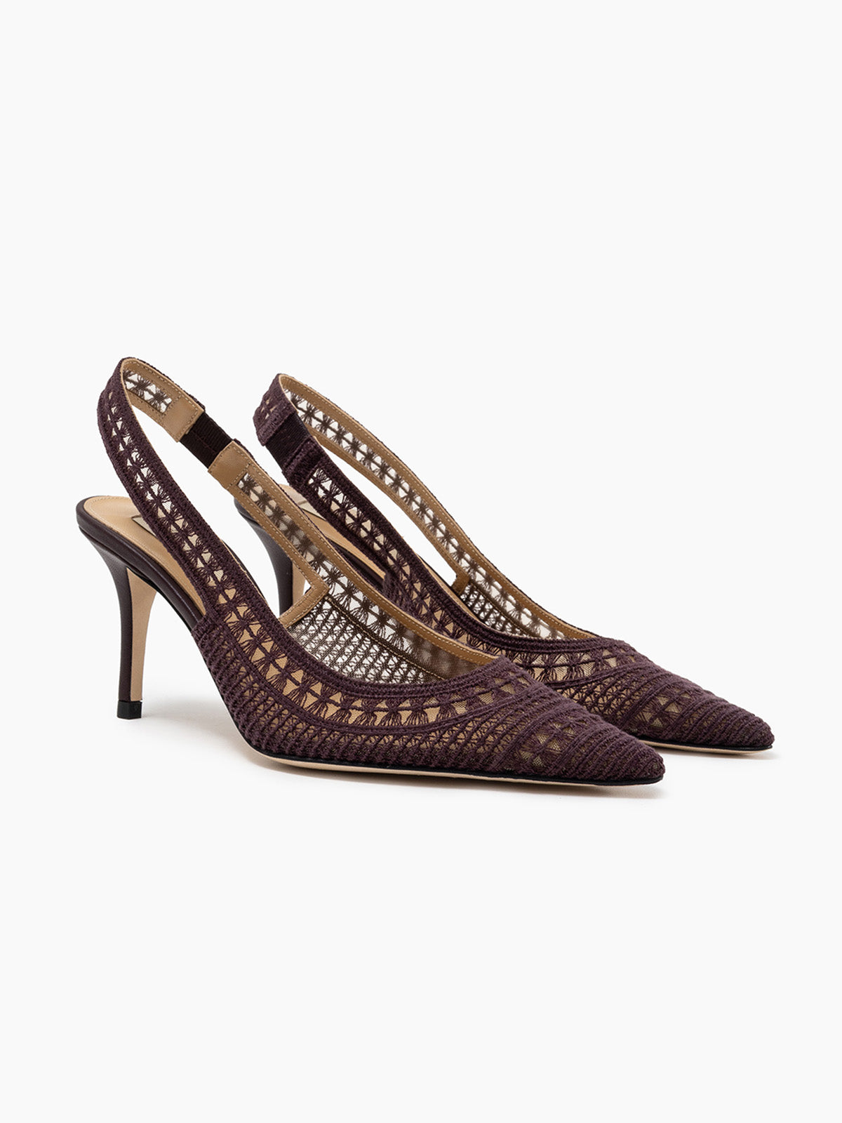 TRIESTE 75 SLINGBACK AUBERGINE