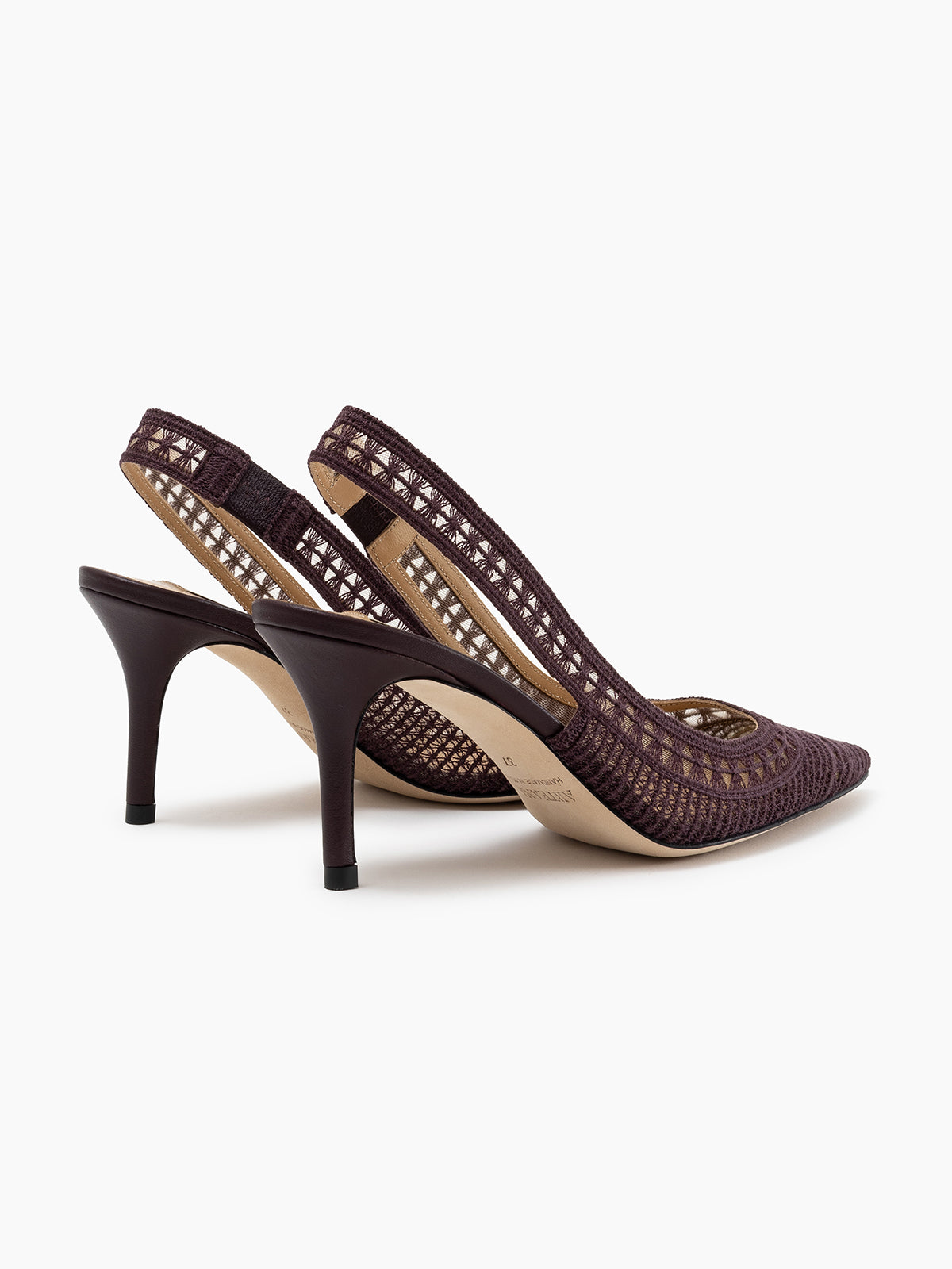 TRIESTE 75 SLINGBACK AUBERGINE